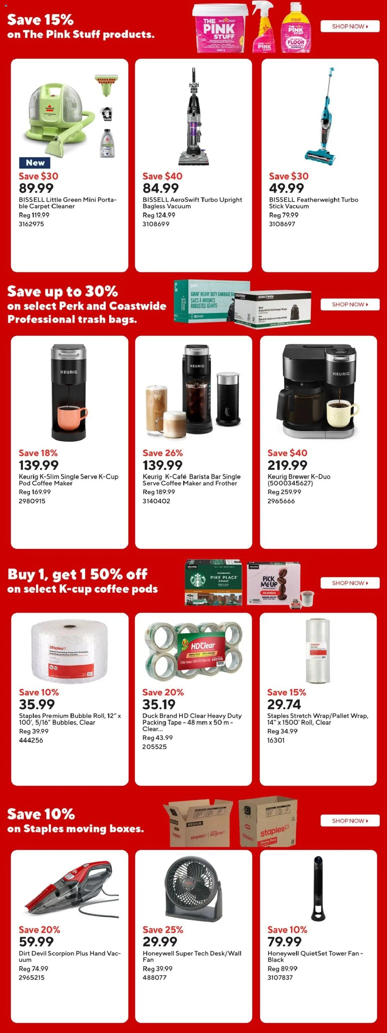 Staples weekly flyer / circulaire