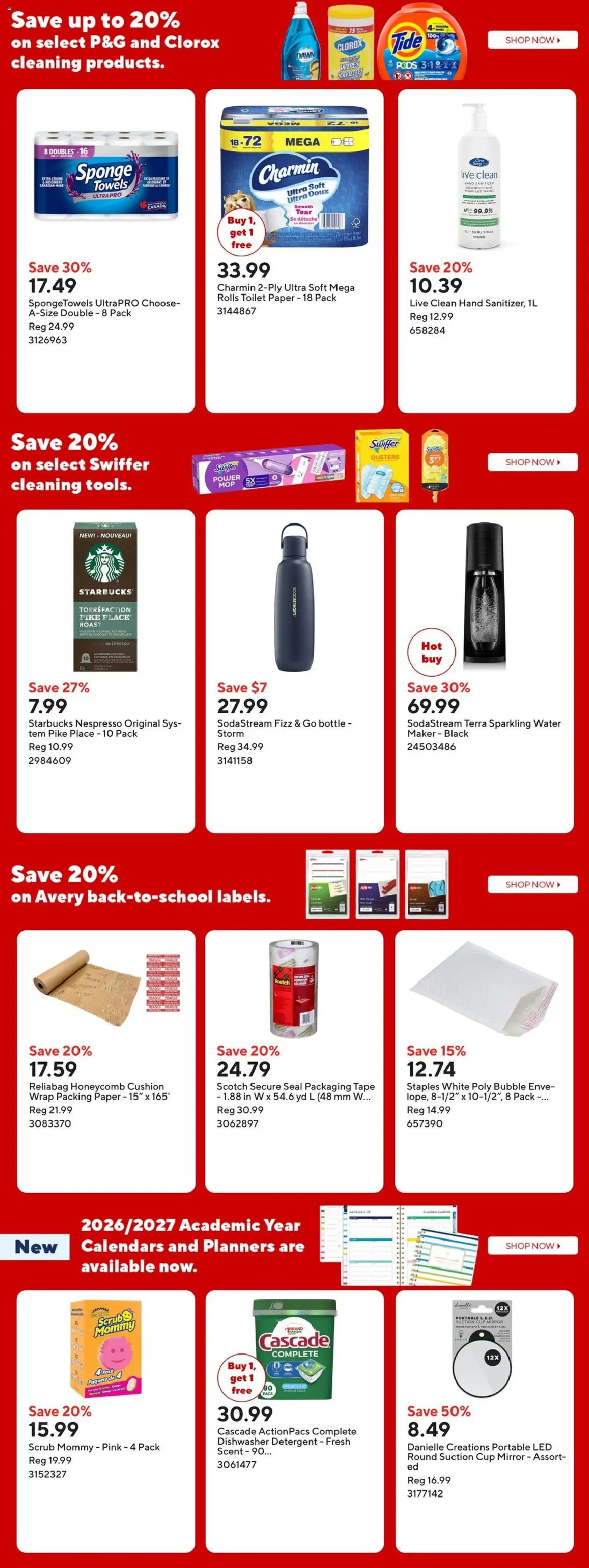 Staples weekly flyer / circulaire
