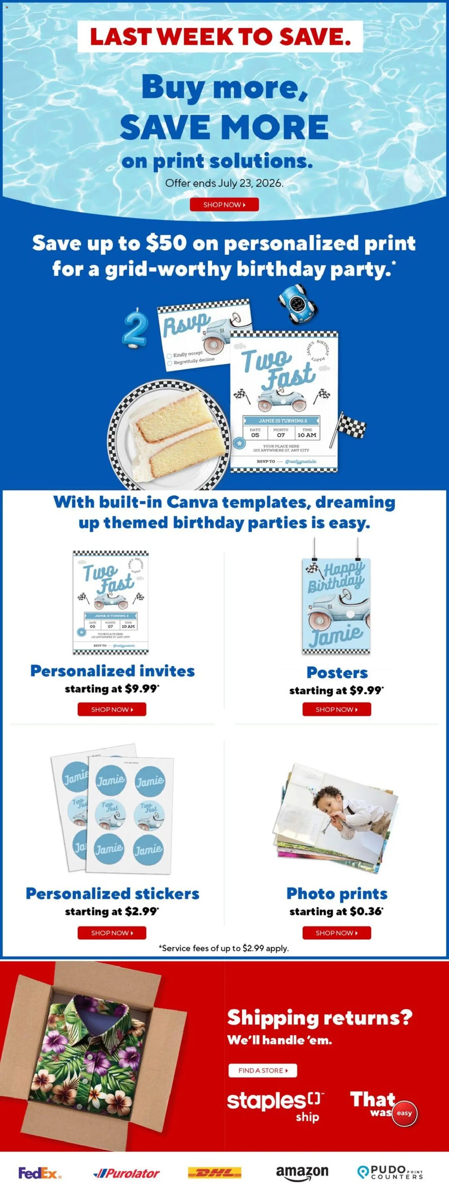 Staples weekly flyer / circulaire