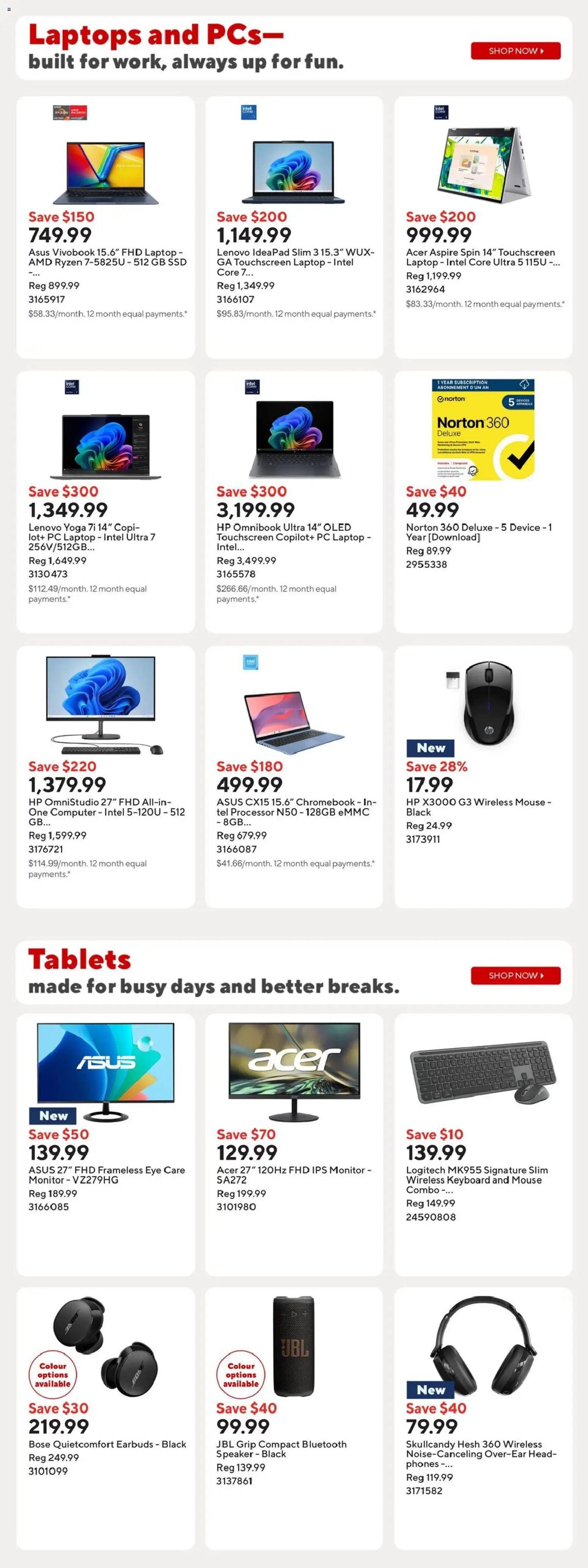 Staples weekly flyer / circulaire
