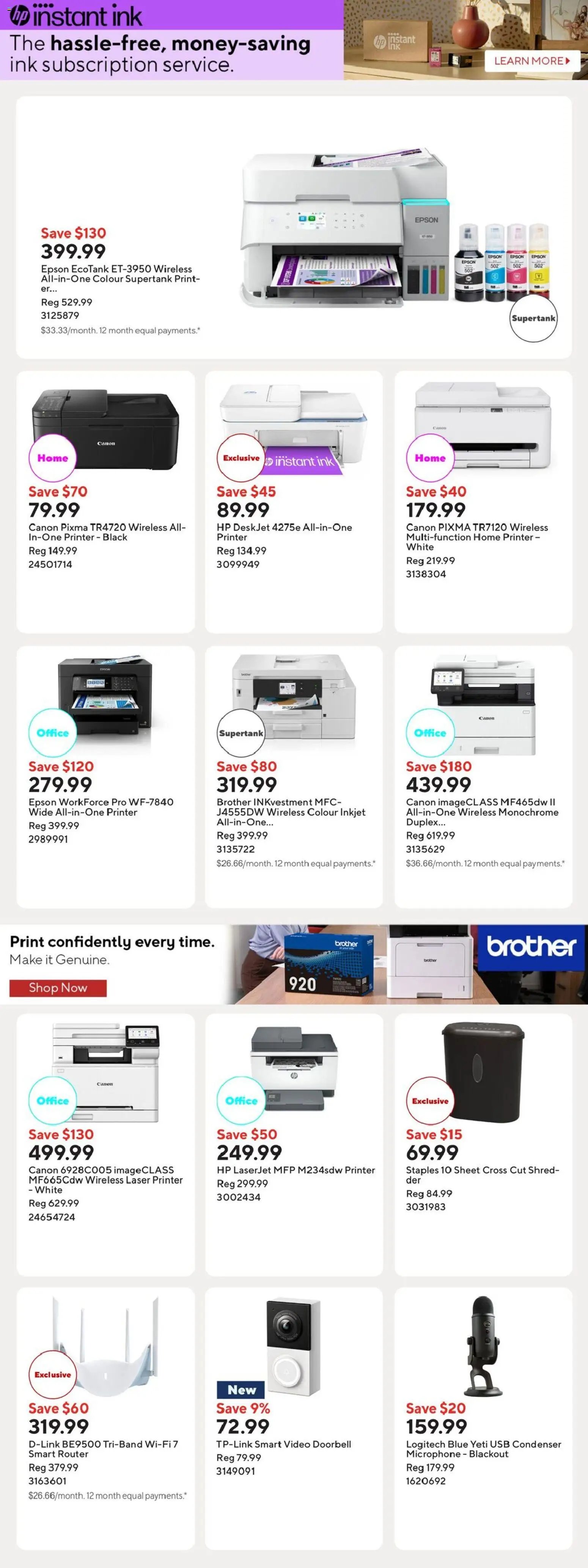 Staples weekly flyer / circulaire