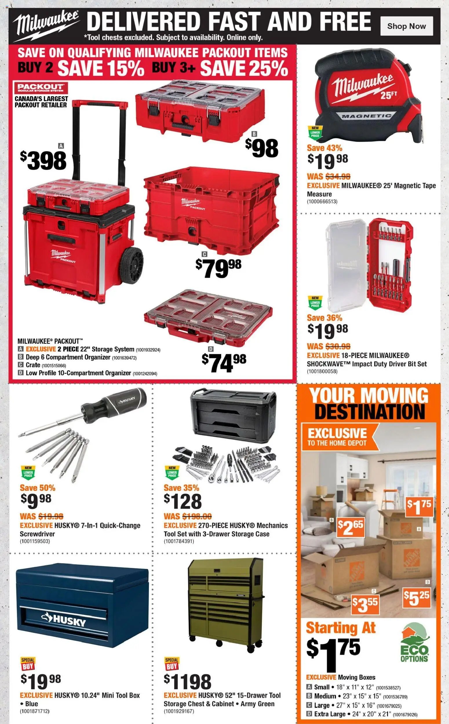 Home Depot weekly flyer / circulaire