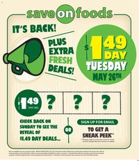 Save on foods weekly flyer / circulaire (2026-05-21 - 2026-05-27)