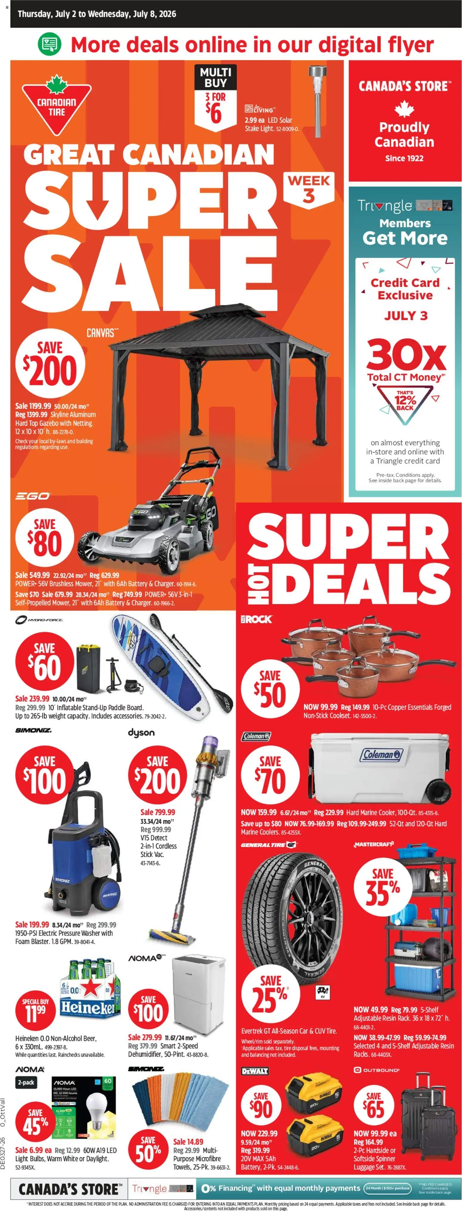 Canadian Tire weekly flyer