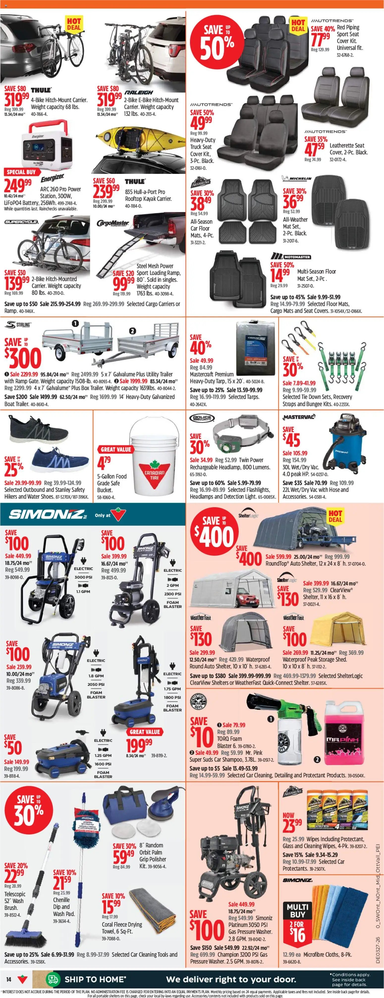 Canadian Tire weekly flyer