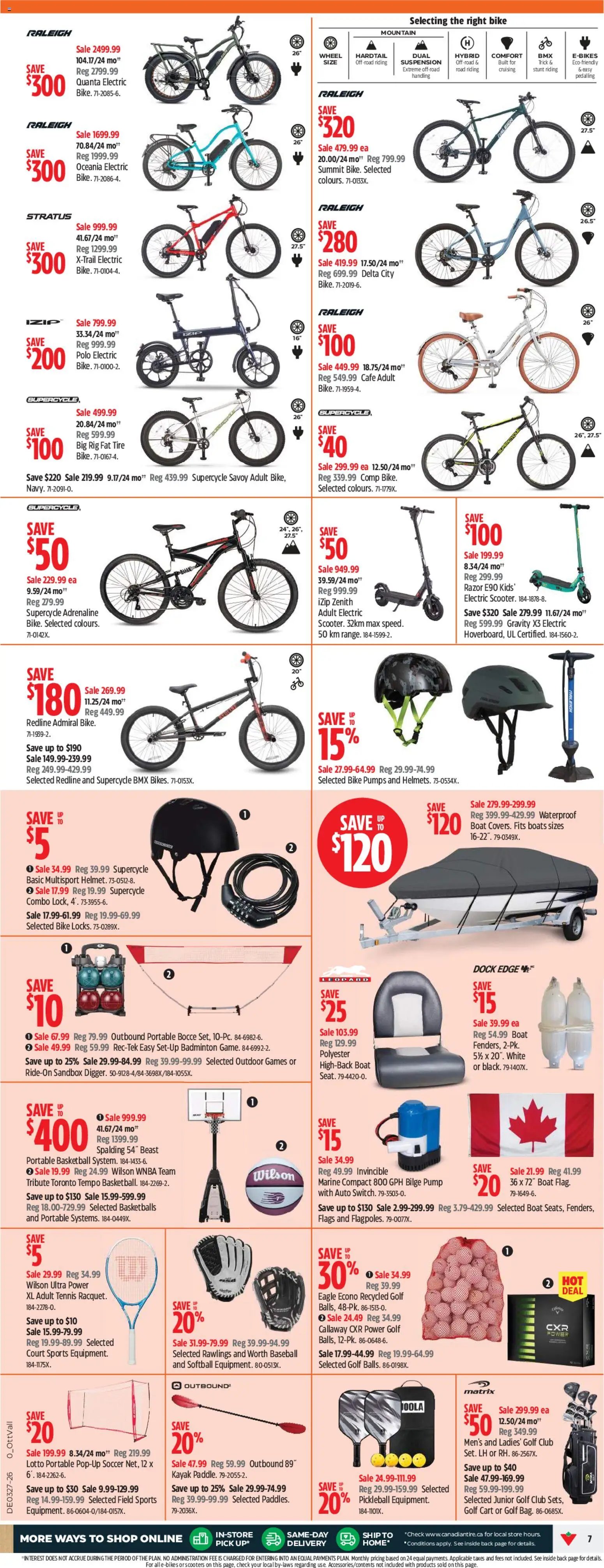 Canadian Tire weekly flyer