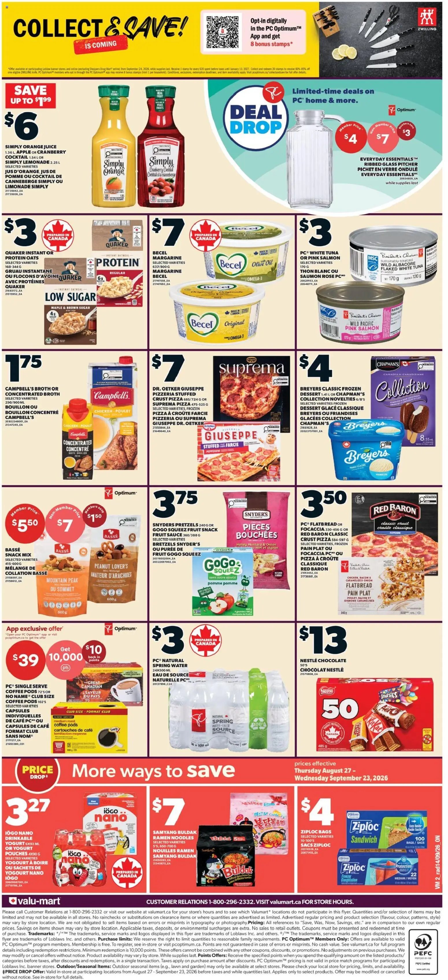 Valu Mart weekly flyer