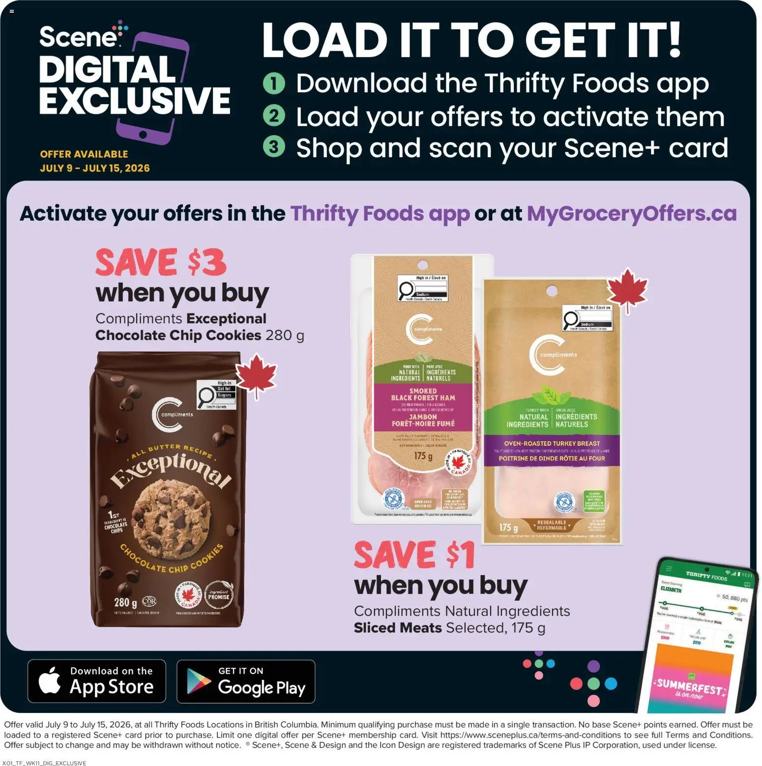 Thrifty Foods weekly flyer / circulaire
