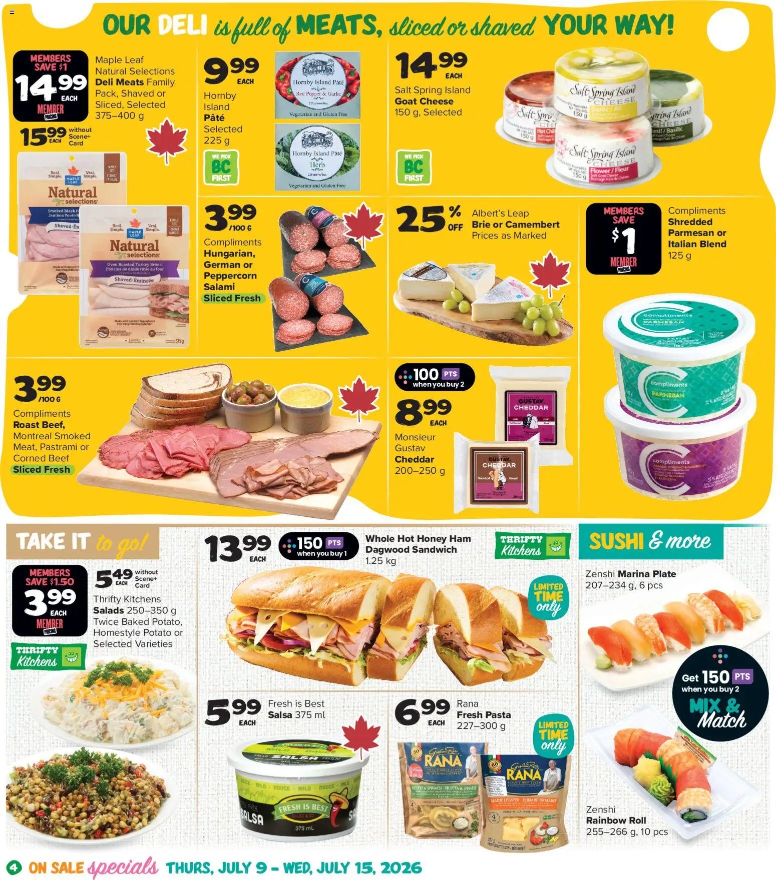 Thrifty Foods weekly flyer / circulaire
