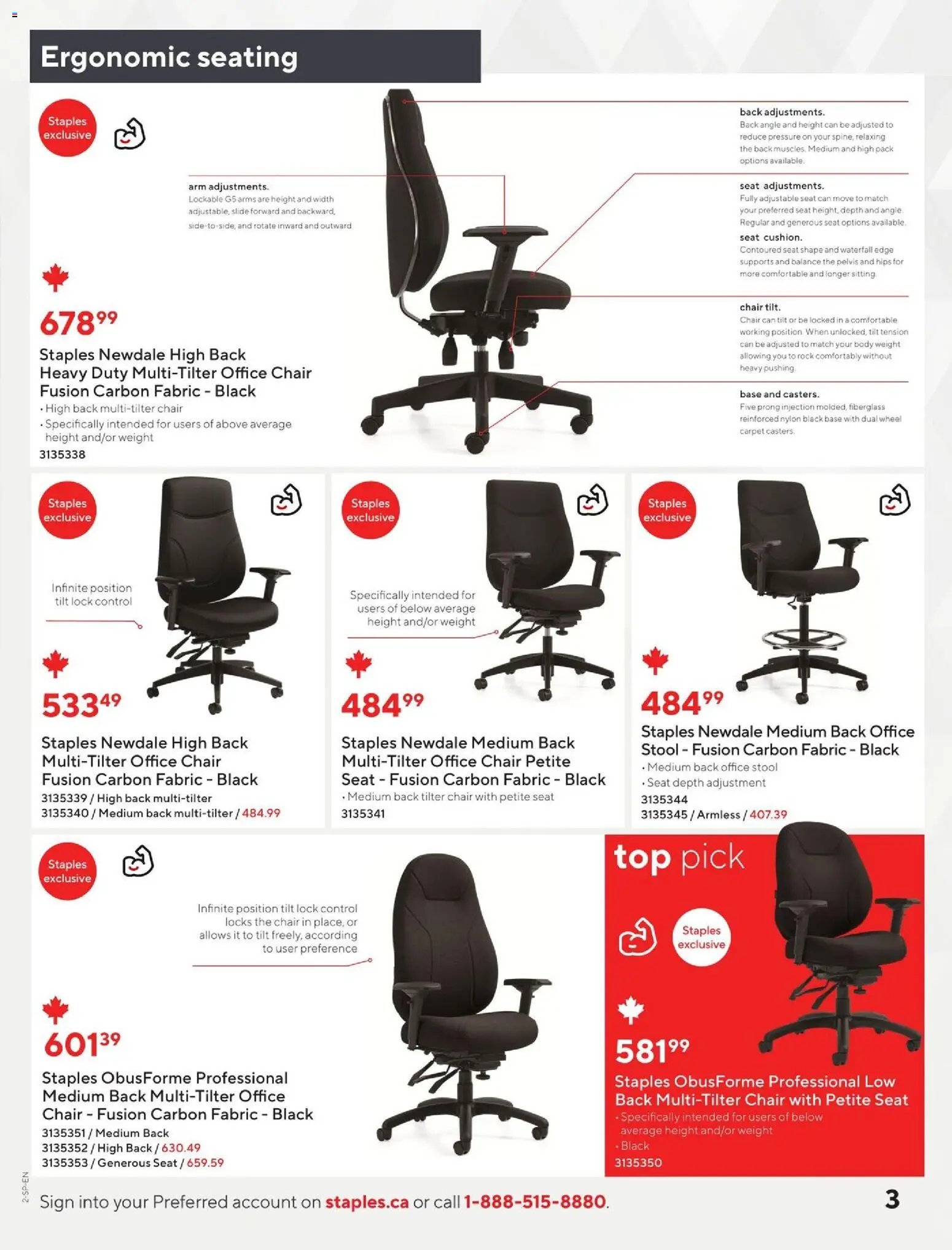 Staples - In-stock furniture guide