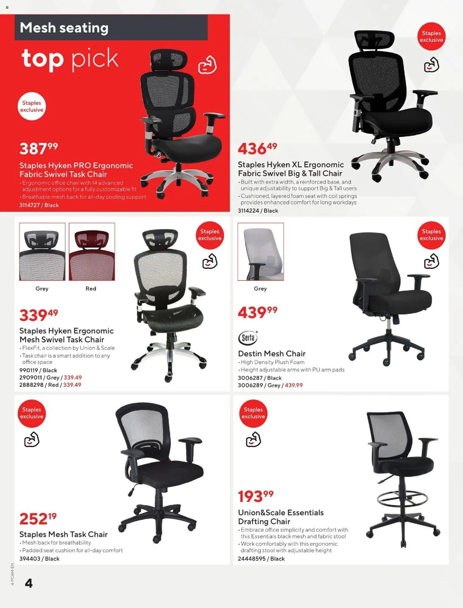 Staples - In-stock furniture guide