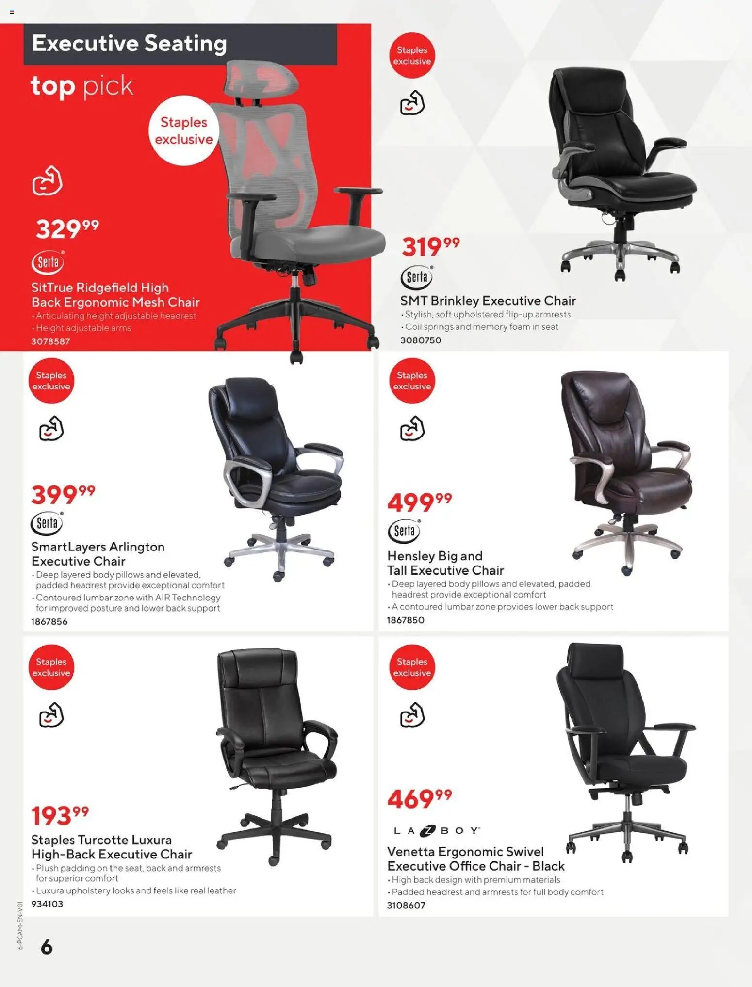 Staples - In-stock furniture guide