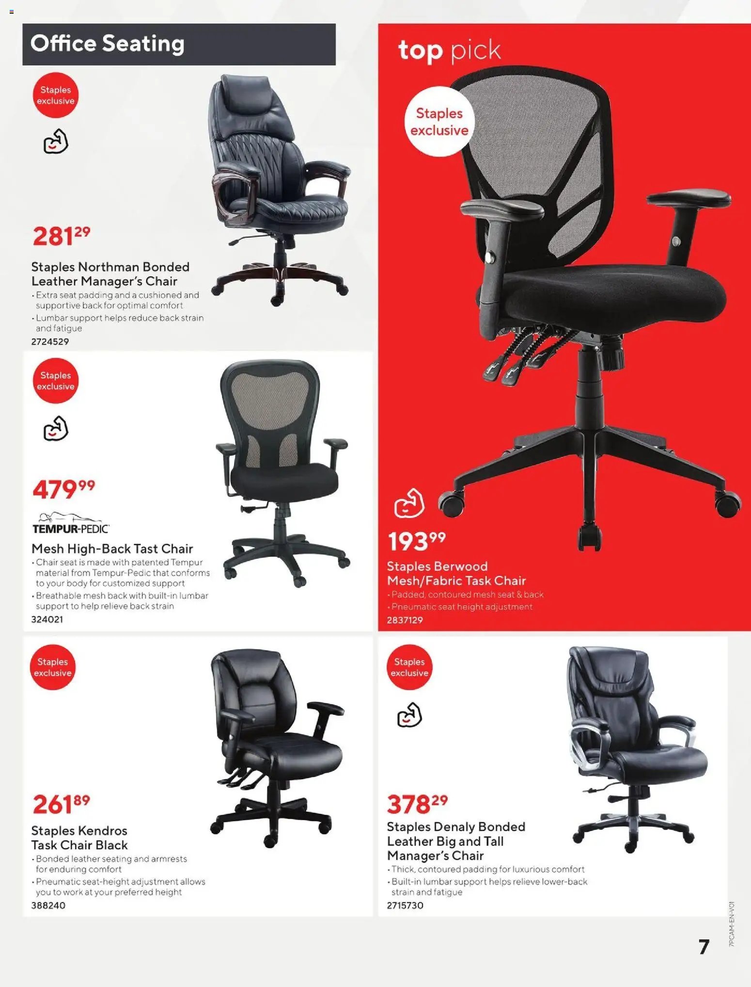 Staples - In-stock furniture guide
