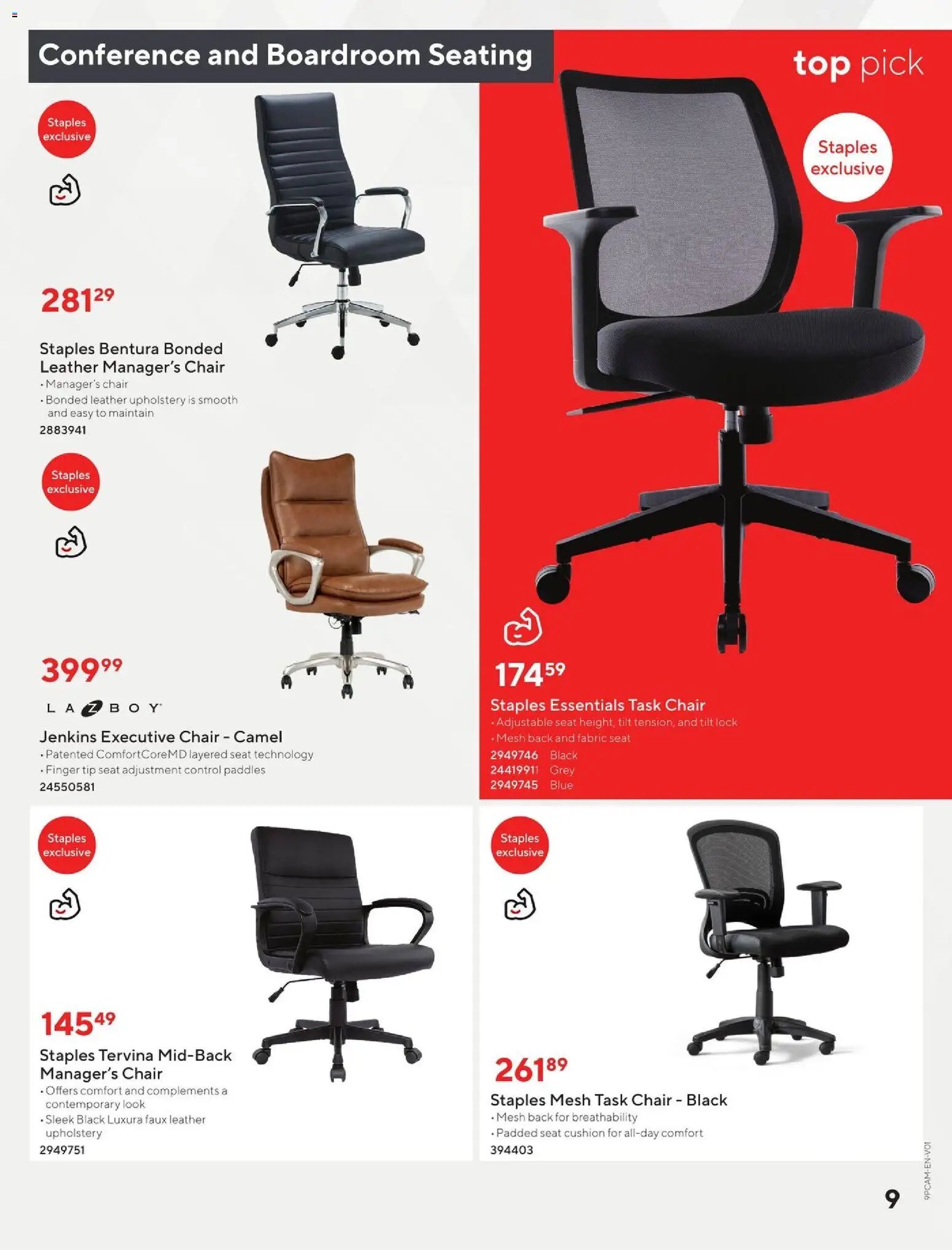 Staples - In-stock furniture guide