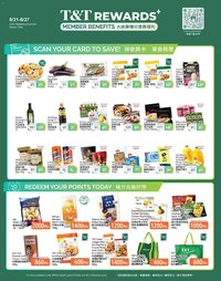 T&T Supermarket - T&T Rewards Member Benefit In-store flyer
