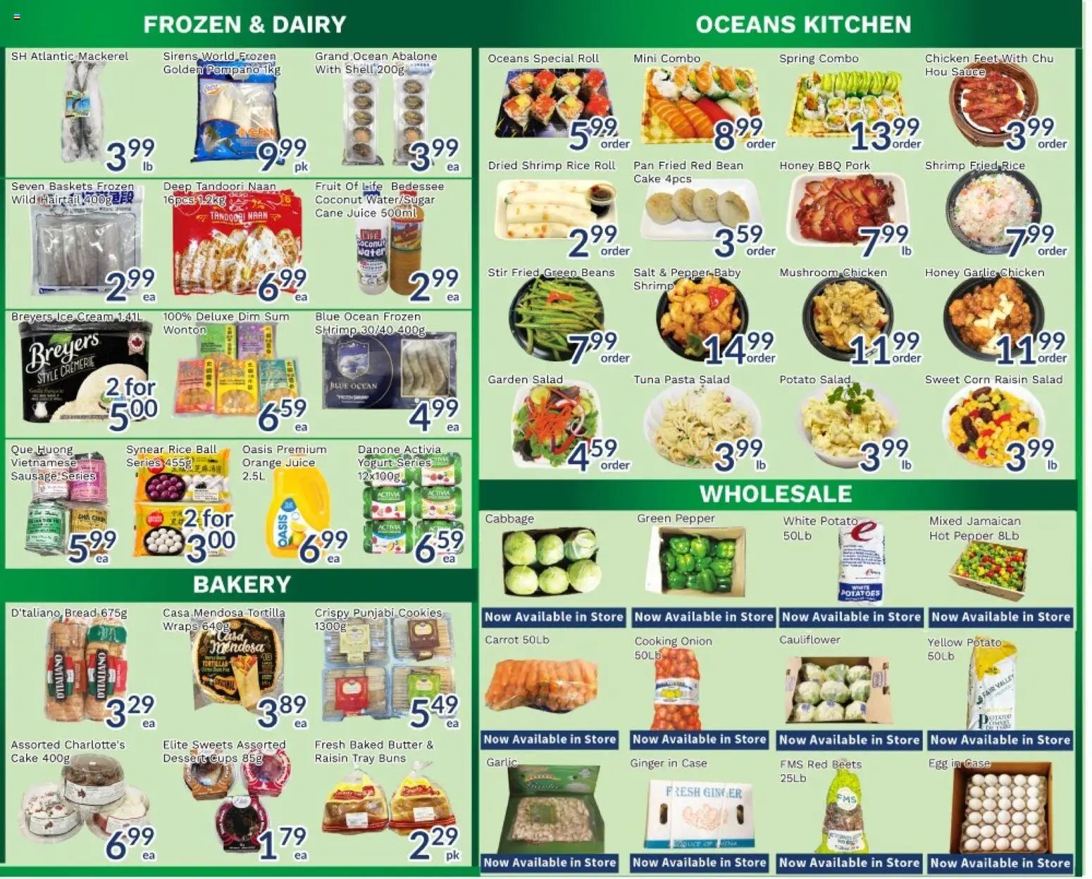 Oceans weekly flyer / circulaire