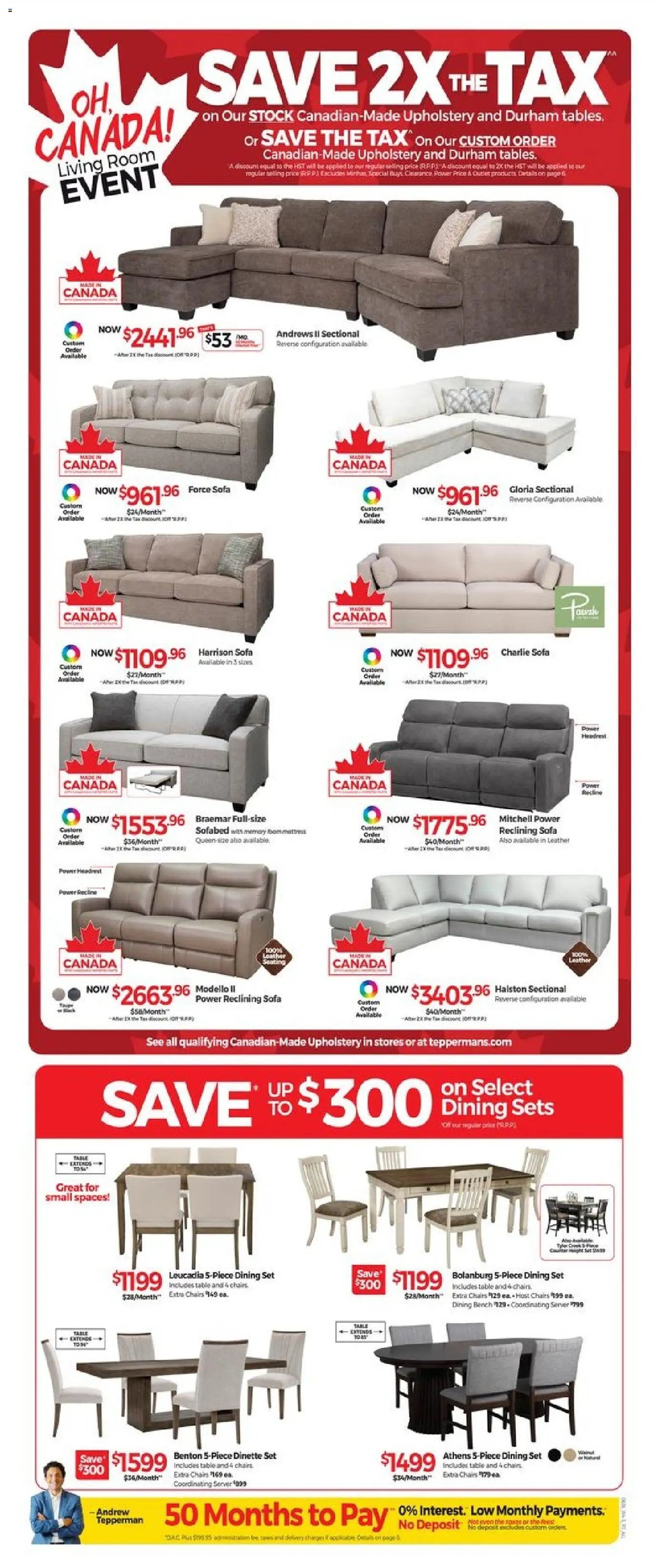 Tepperman's weekly flyer / circulaire