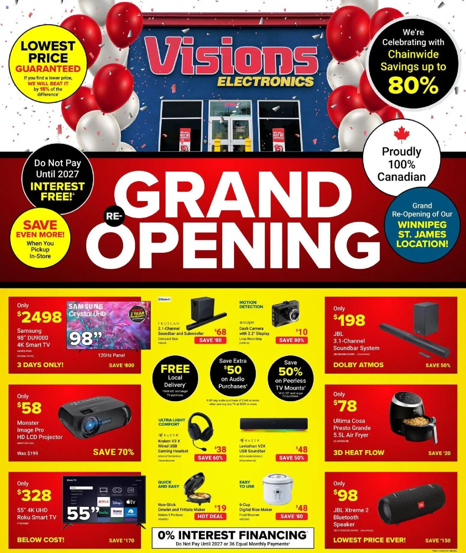 Visions weekly flyer / circulaire