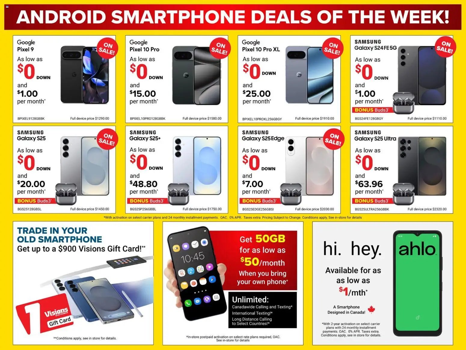 Visions weekly flyer / circulaire