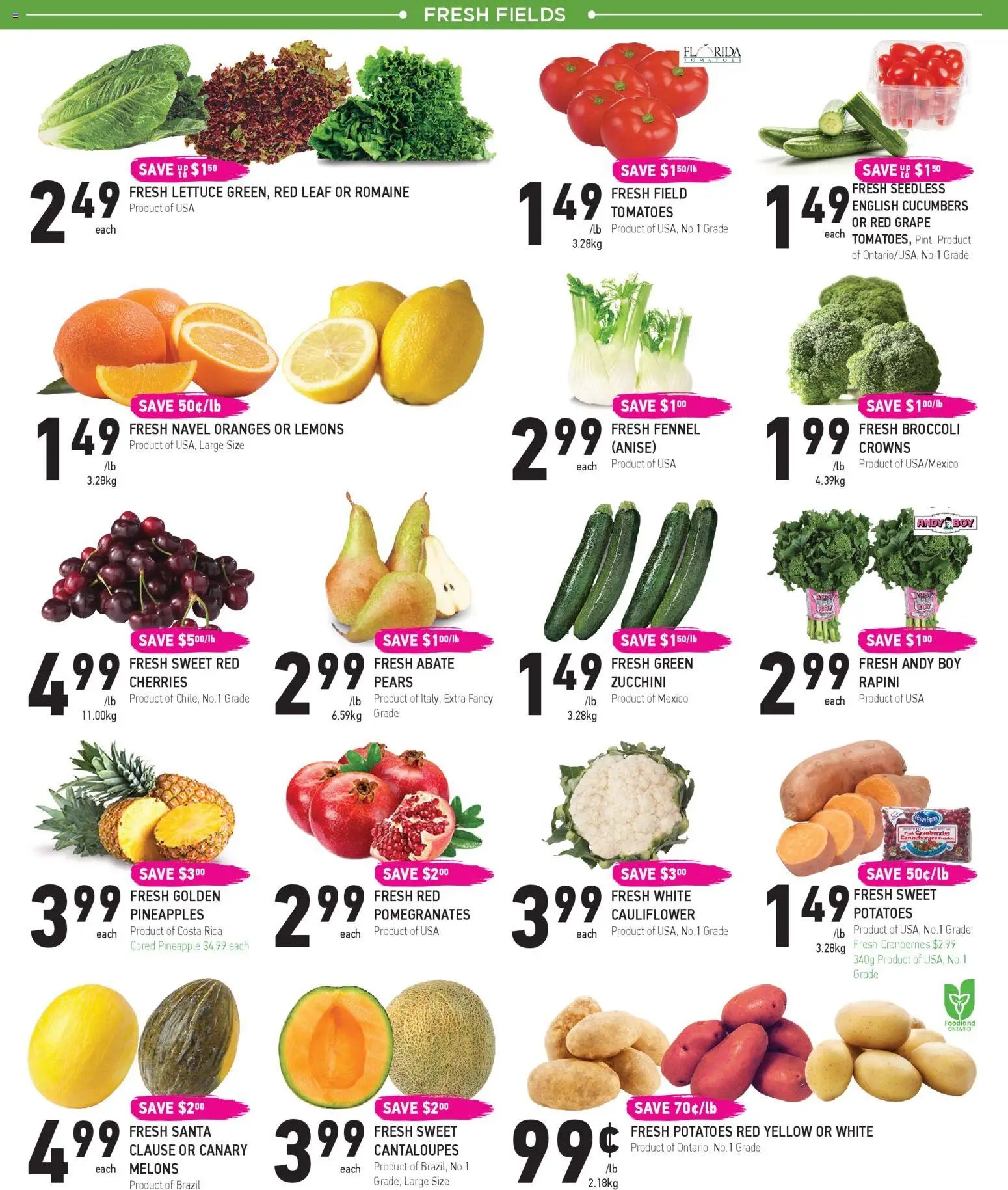 Coppas Fresh Market weekly flyer / circulaire