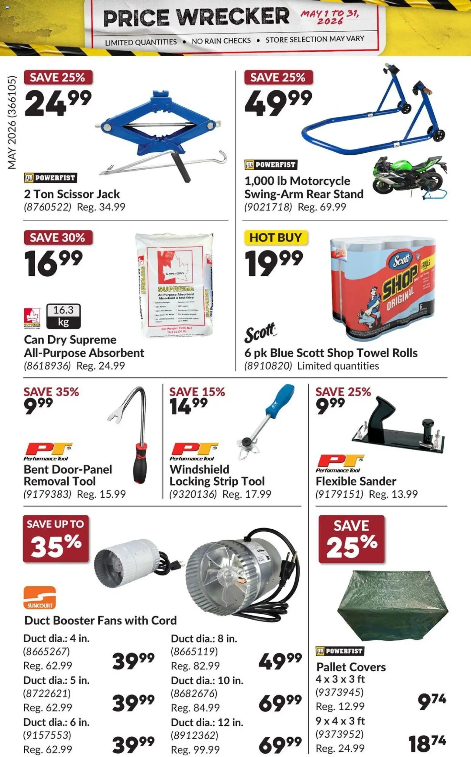Princess Auto flyer - Price Wrecker (2026-05-01 - 2026-05-31) | 27