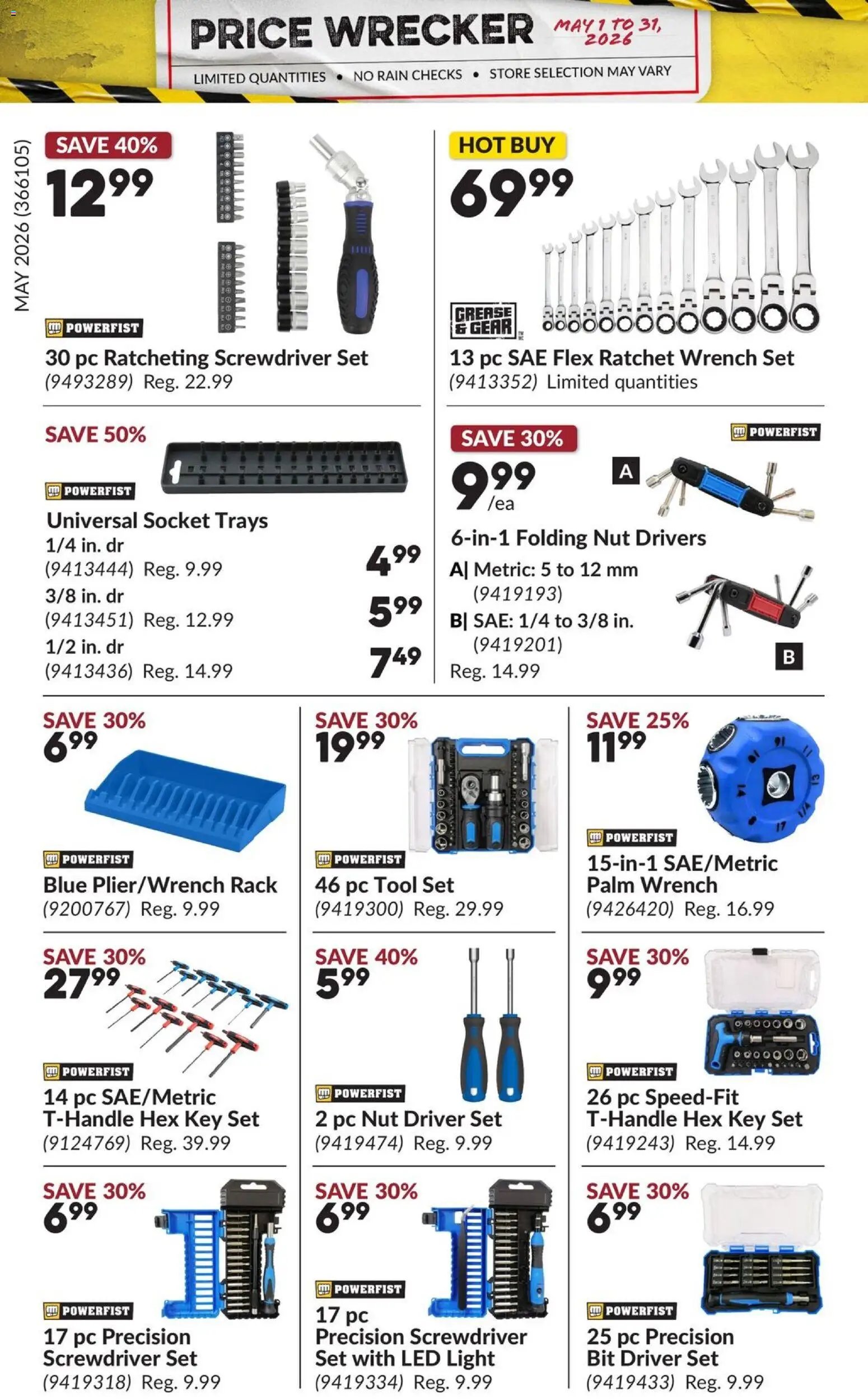 Princess Auto flyer - Price Wrecker (2026-05-01 - 2026-05-31) | 29