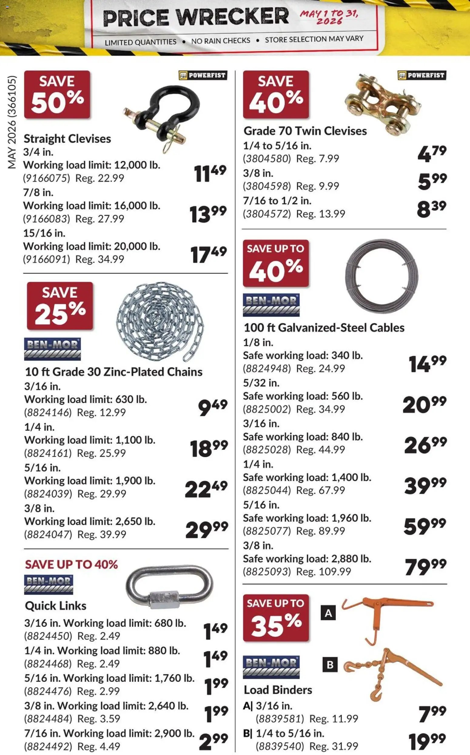 Princess Auto flyer - Price Wrecker (2026-05-01 - 2026-05-31) | 30