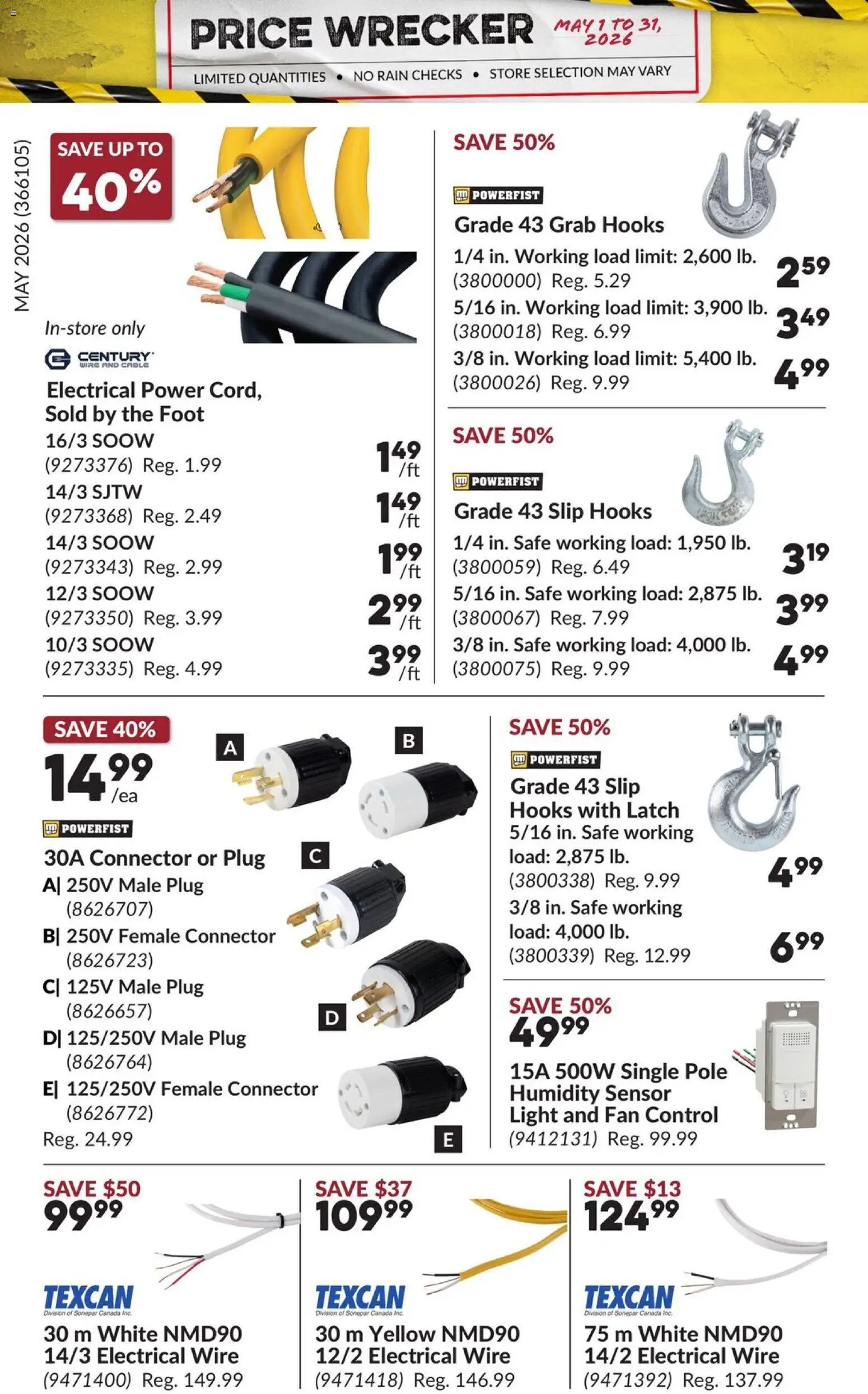 Princess Auto flyer - Price Wrecker (2026-05-01 - 2026-05-31) | 31