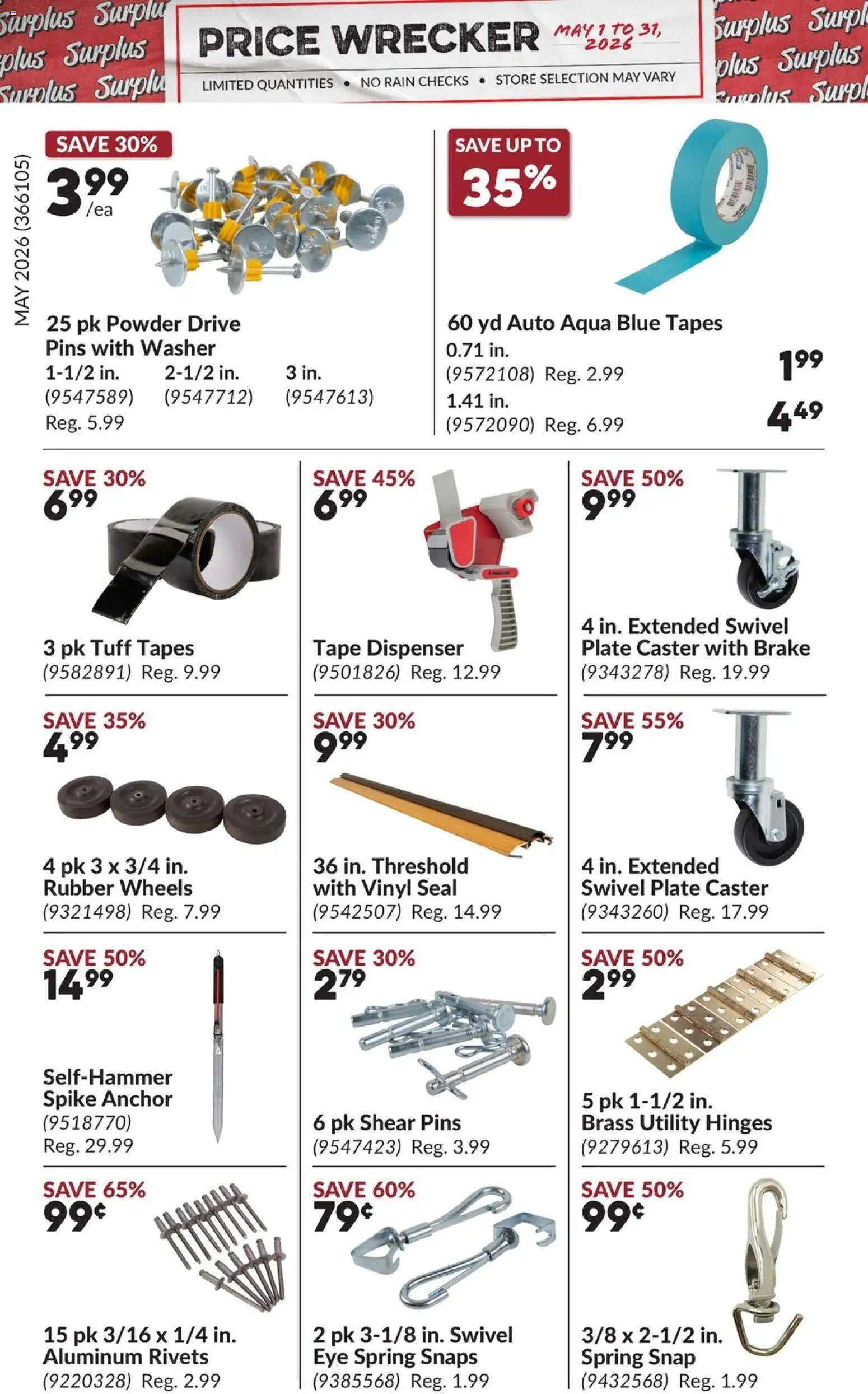 Princess Auto flyer - Price Wrecker (2026-05-01 - 2026-05-31) | 8