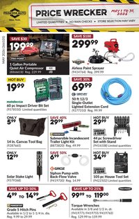 Princess Auto flyer - Price Wrecker (2026-05-01 - 2026-05-31)