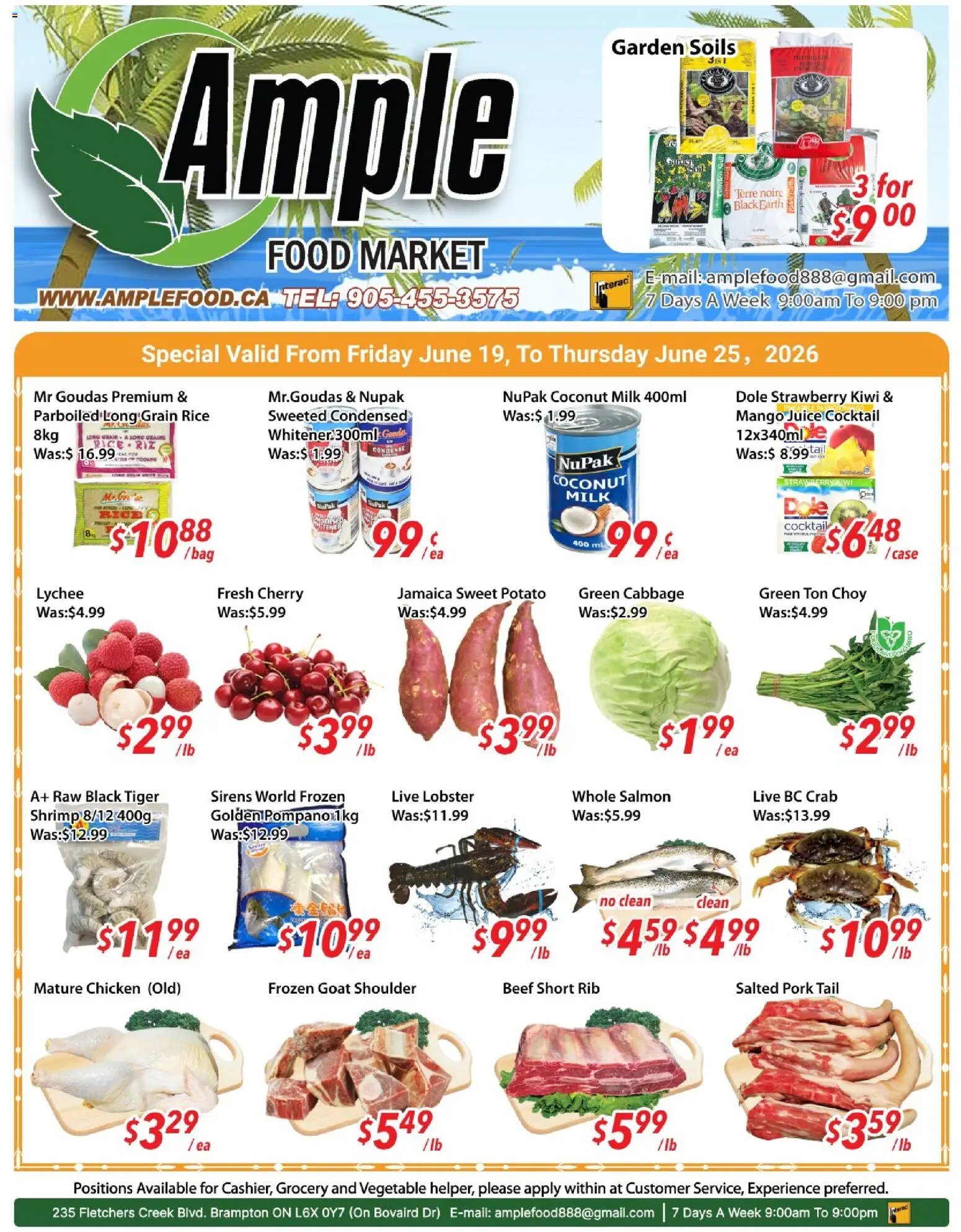 Ample Food Market weekly flyer / circulaire