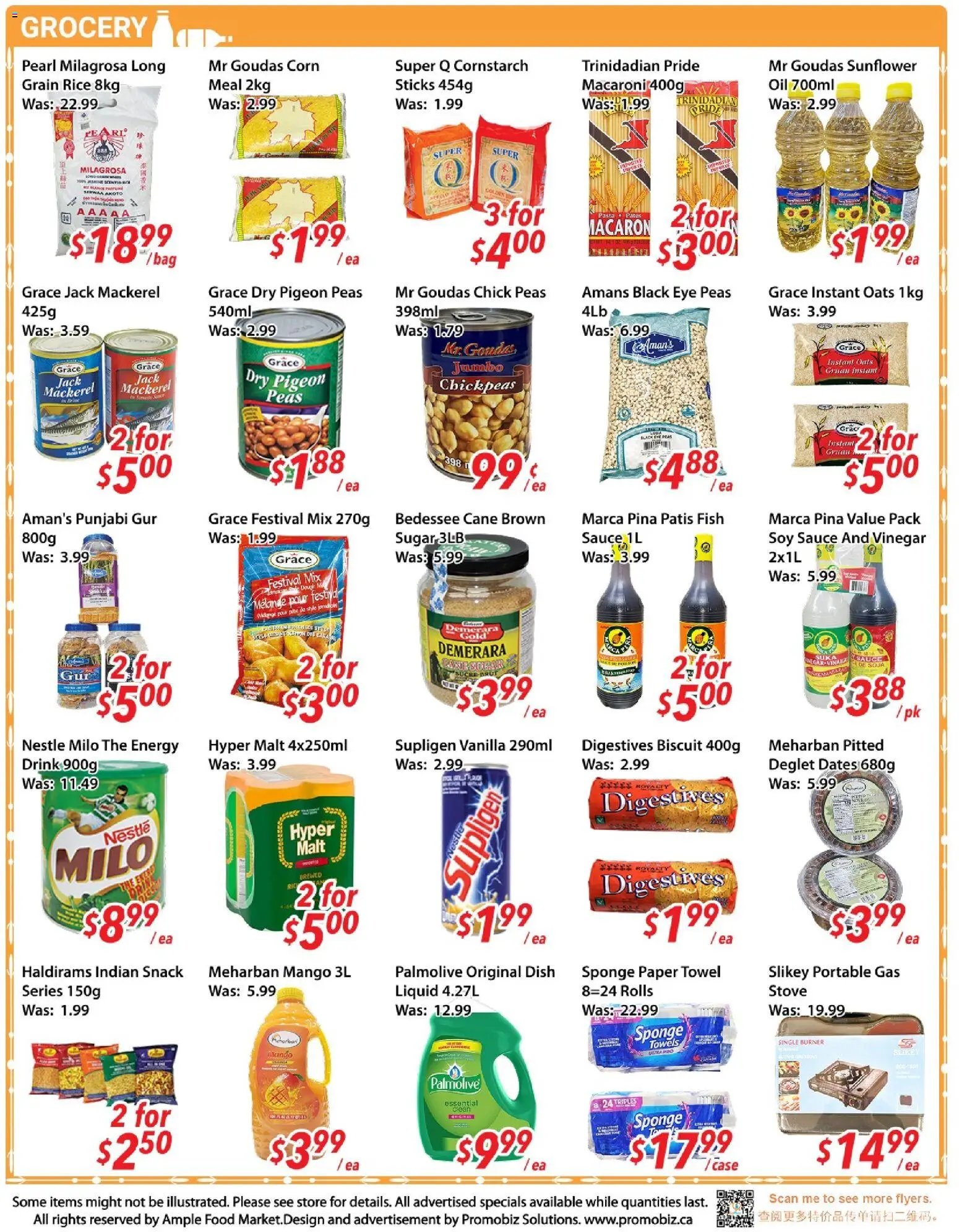 Ample Food Market weekly flyer / circulaire