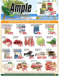 Ample Food Market weekly flyer / circulaire