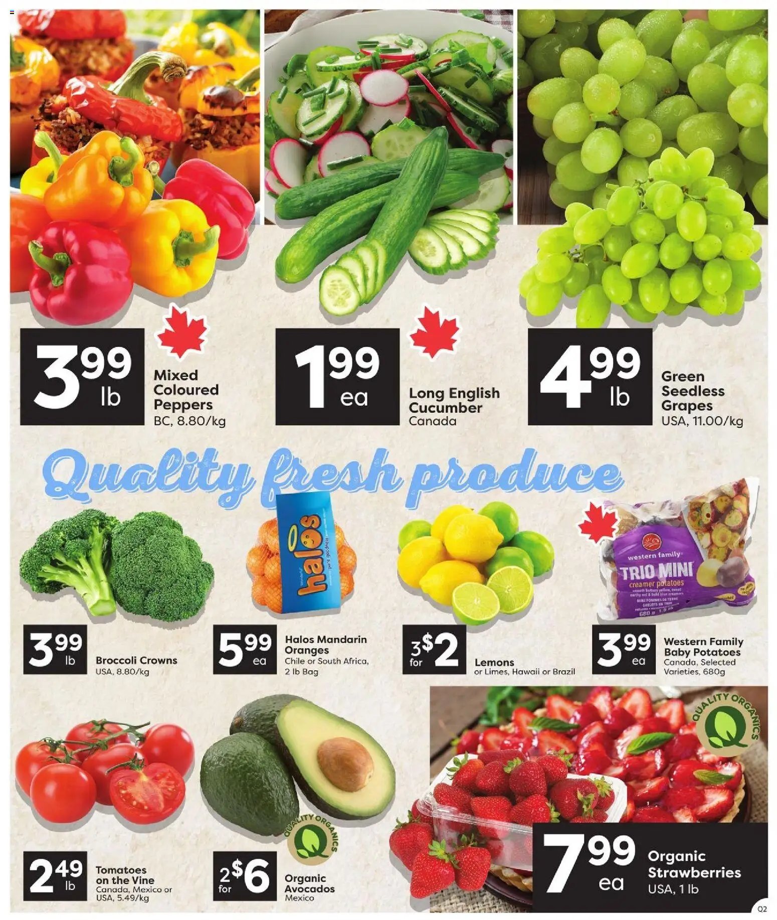 Quality Foods weekly flyer / circulaire