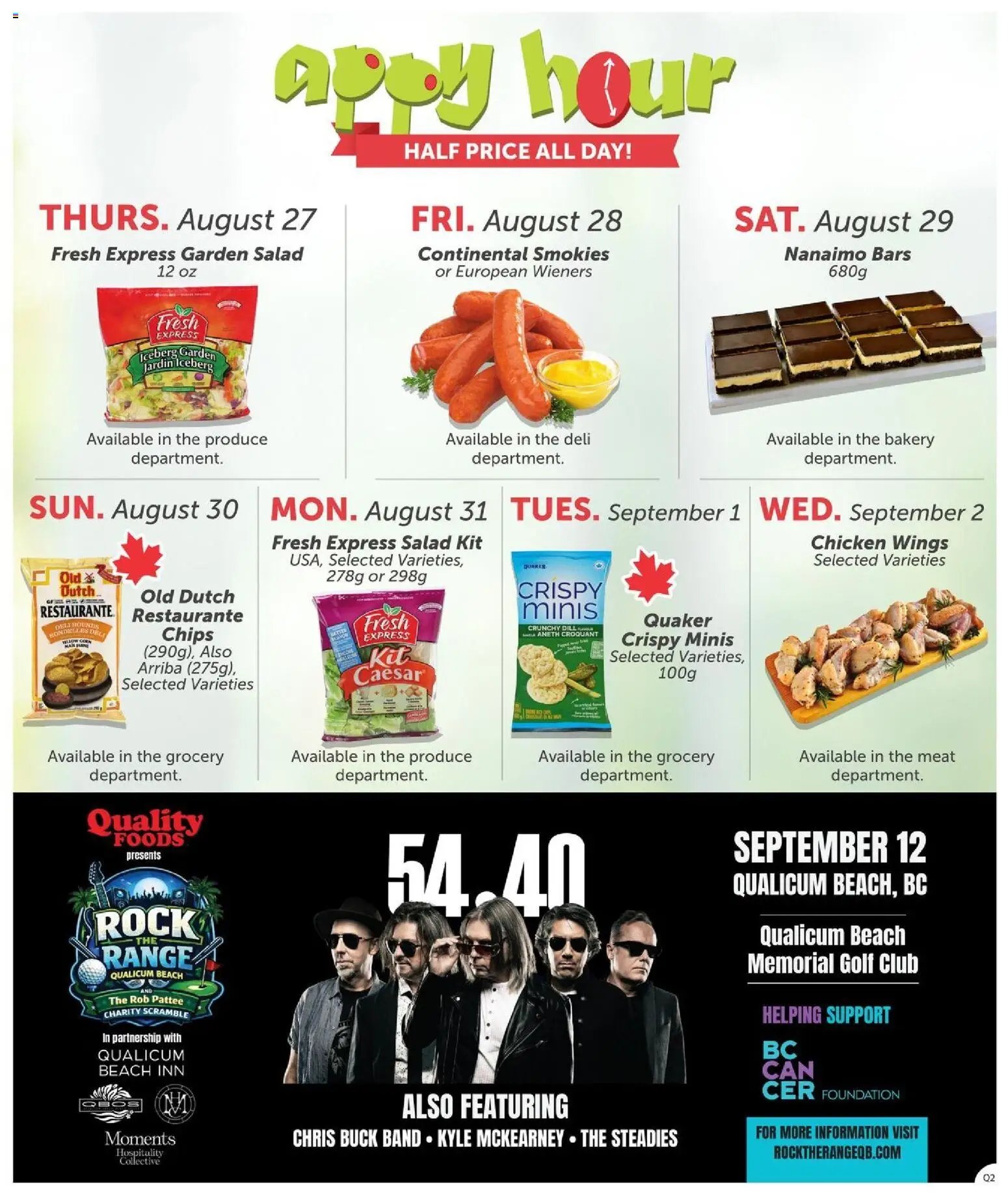 Quality Foods weekly flyer / circulaire