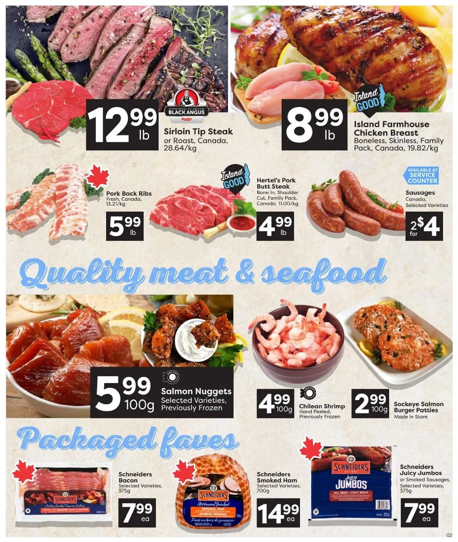 Quality Foods weekly flyer / circulaire