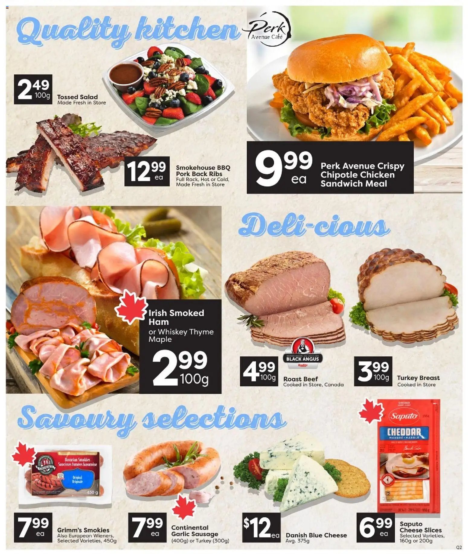 Quality Foods weekly flyer / circulaire