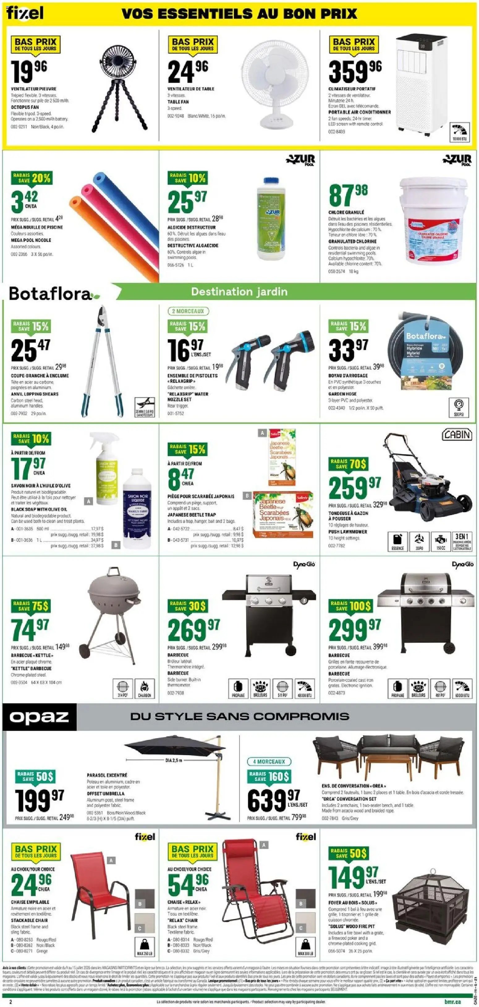 BMR weekly flyer / circulaire