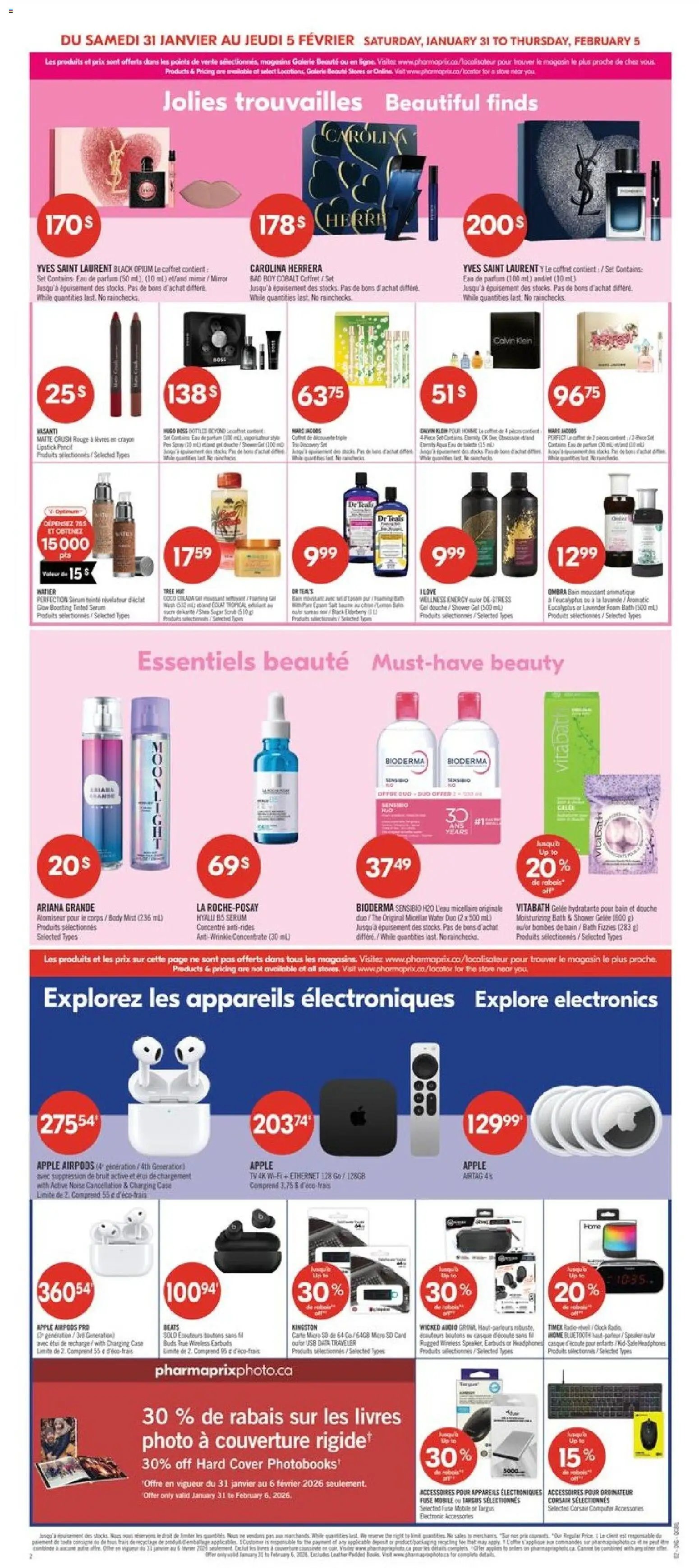Pharmaprix weekly flyer / circulaire