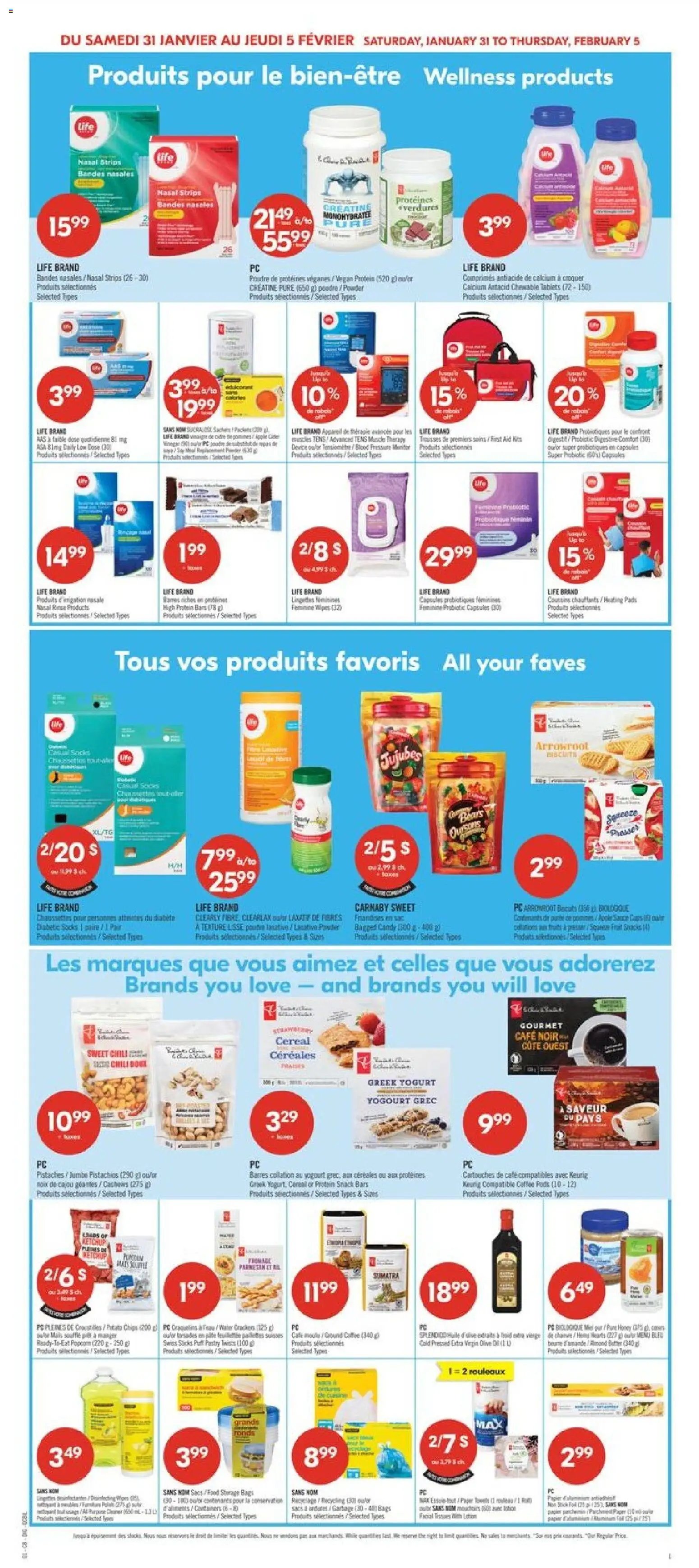 Pharmaprix weekly flyer / circulaire