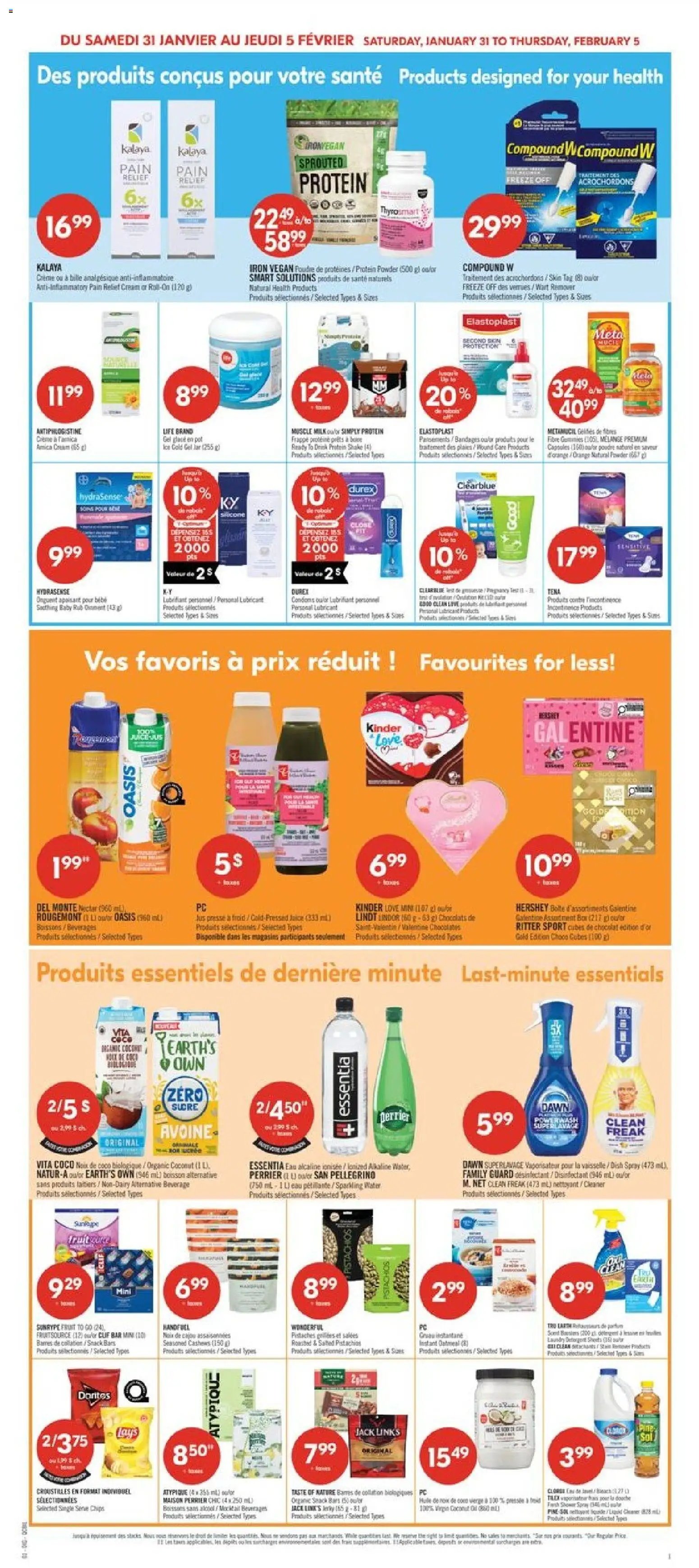 Pharmaprix weekly flyer / circulaire