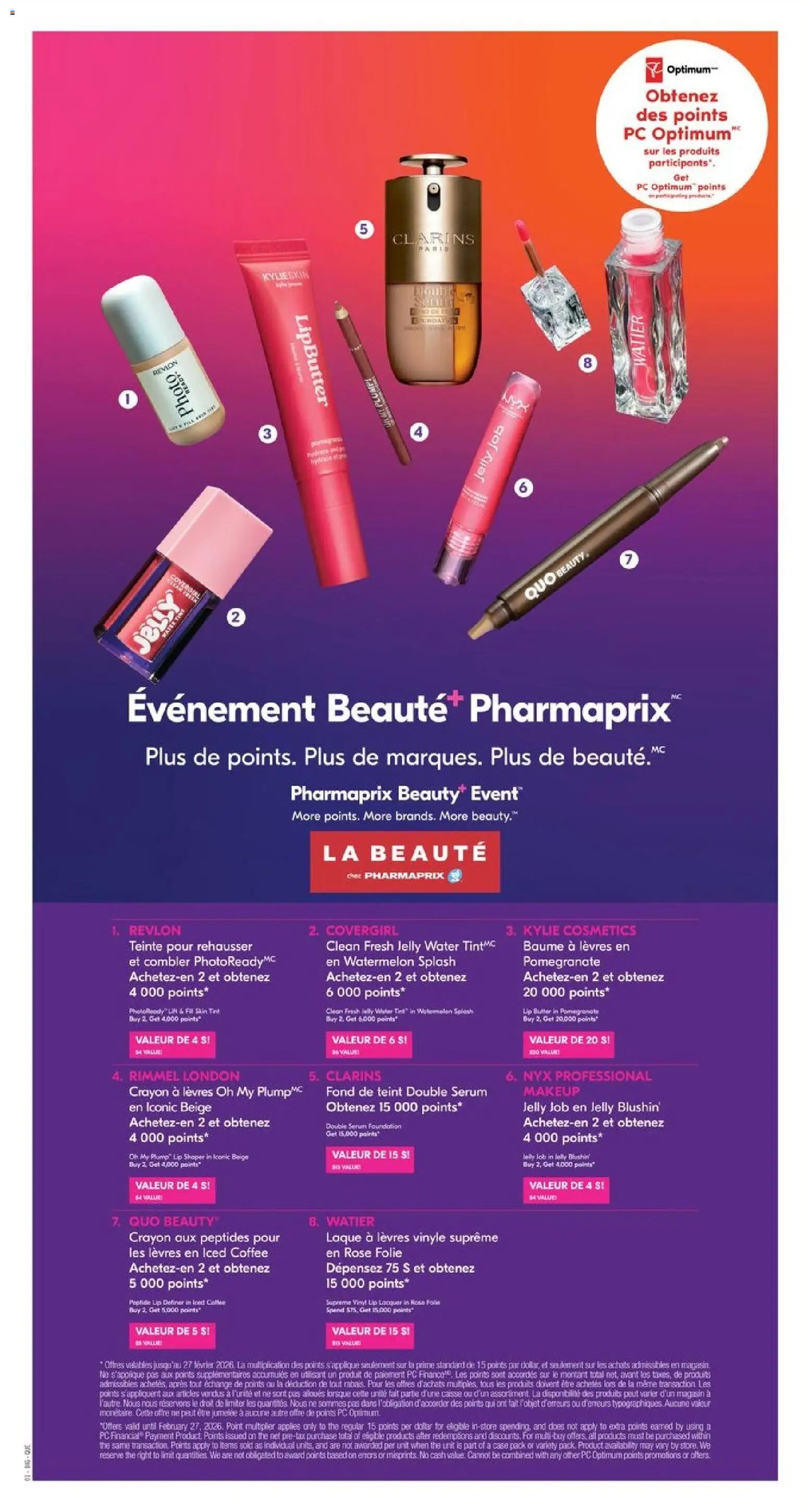 Pharmaprix weekly flyer / circulaire