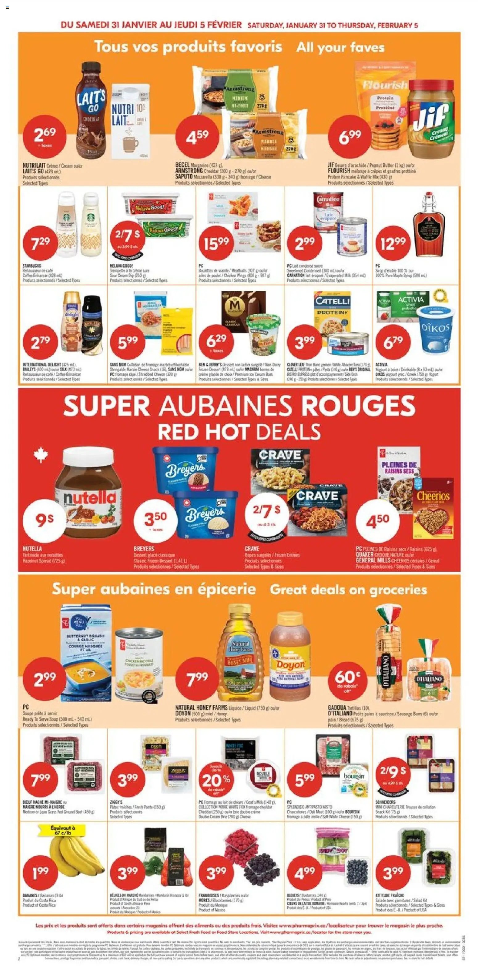 Pharmaprix weekly flyer / circulaire