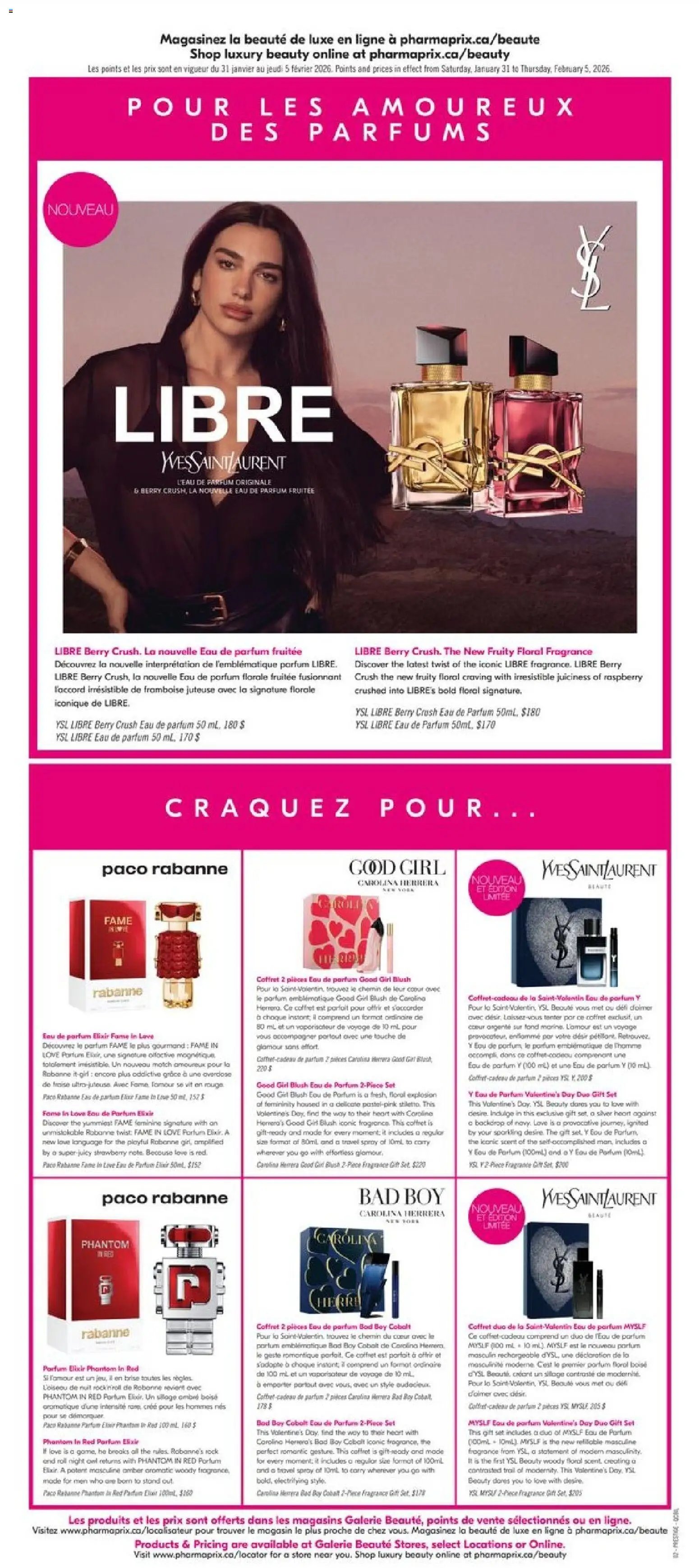 Pharmaprix weekly flyer / circulaire