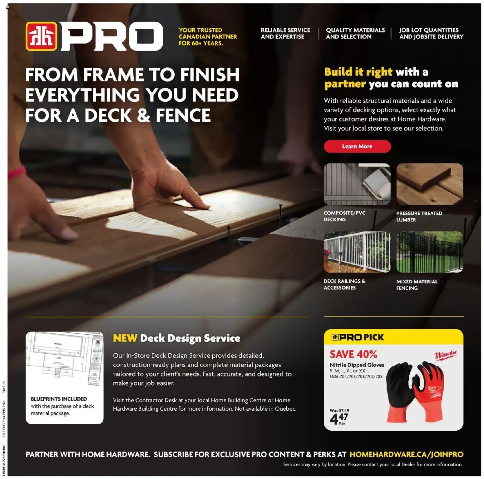 Home Hardware weekly flyer / circulaire