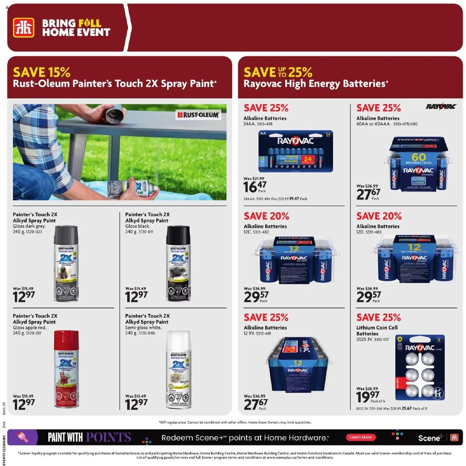 Home Hardware weekly flyer / circulaire