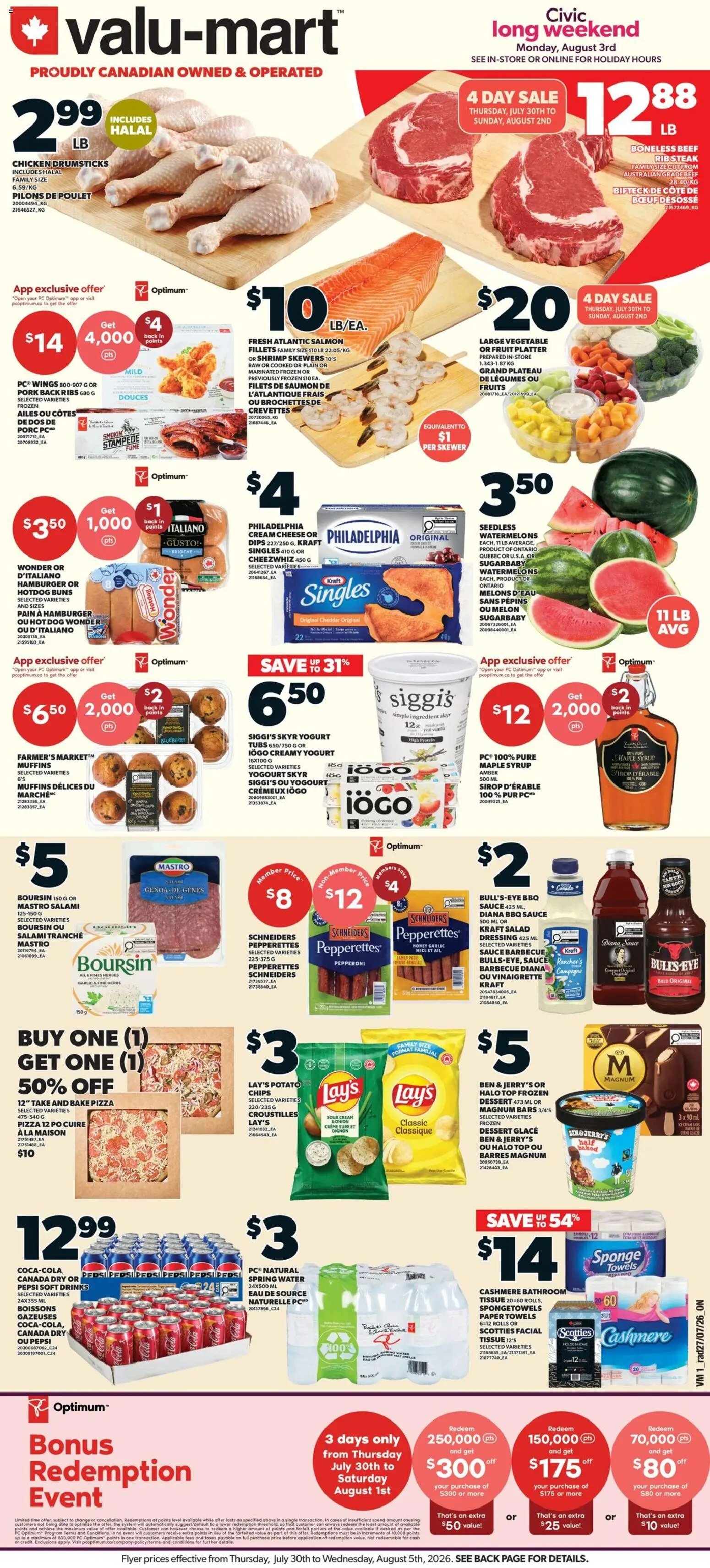 Valu Mart weekly flyer