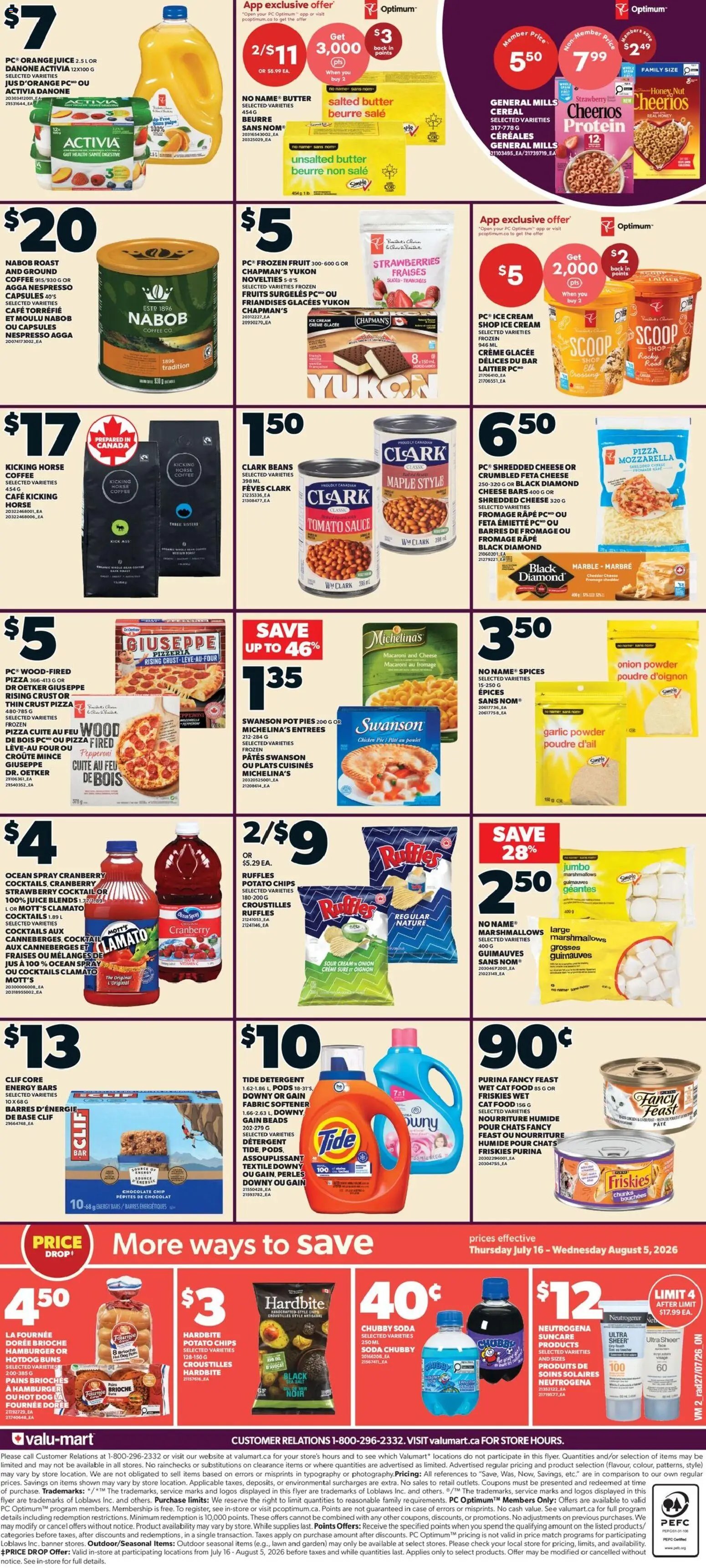Valu Mart weekly flyer