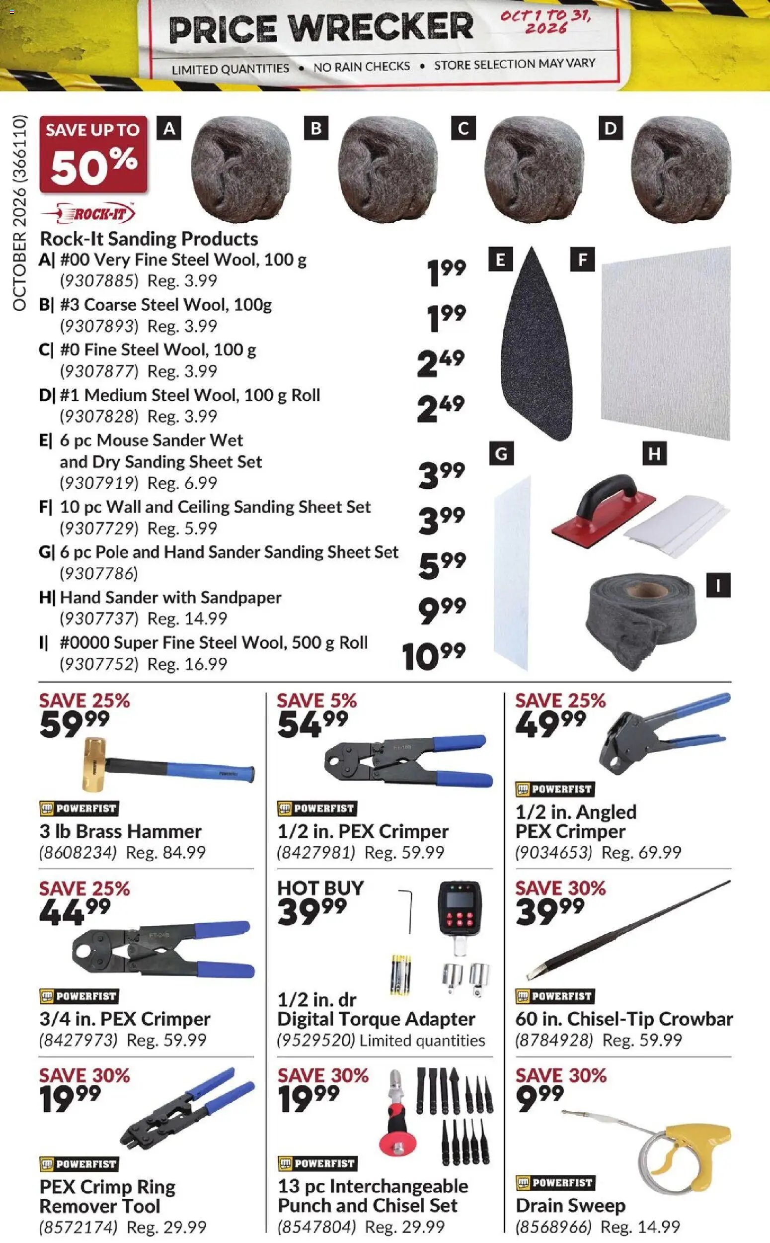 Princess Auto flyer - Price Wrecker