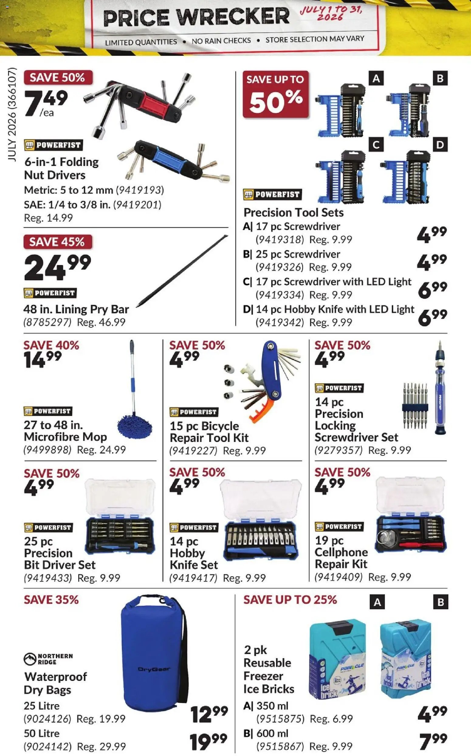 Princess Auto flyer - Price Wrecker